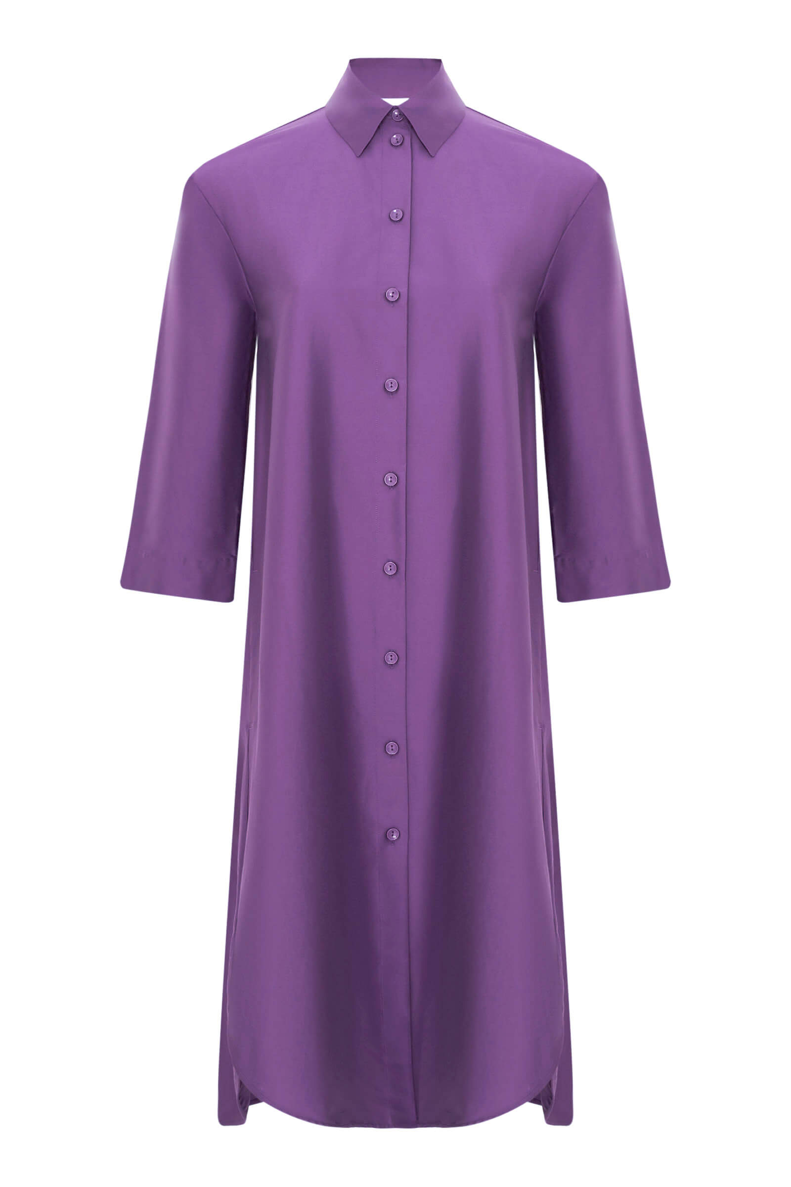 Хлопковое платье-рубашка Бренд Max Mara