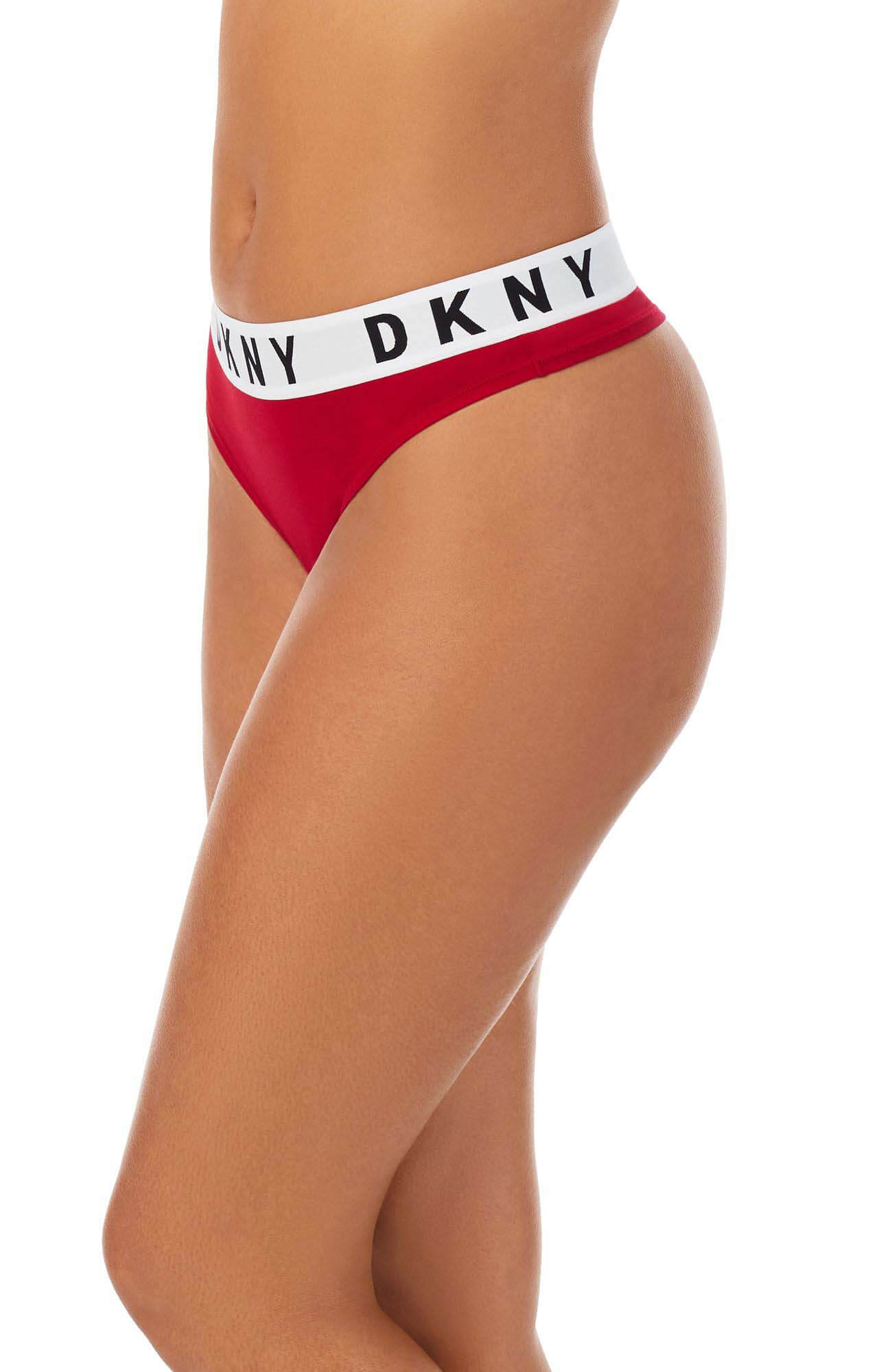 Трусы стринги с логотипом бренда Бренд DKNY Изображение 2