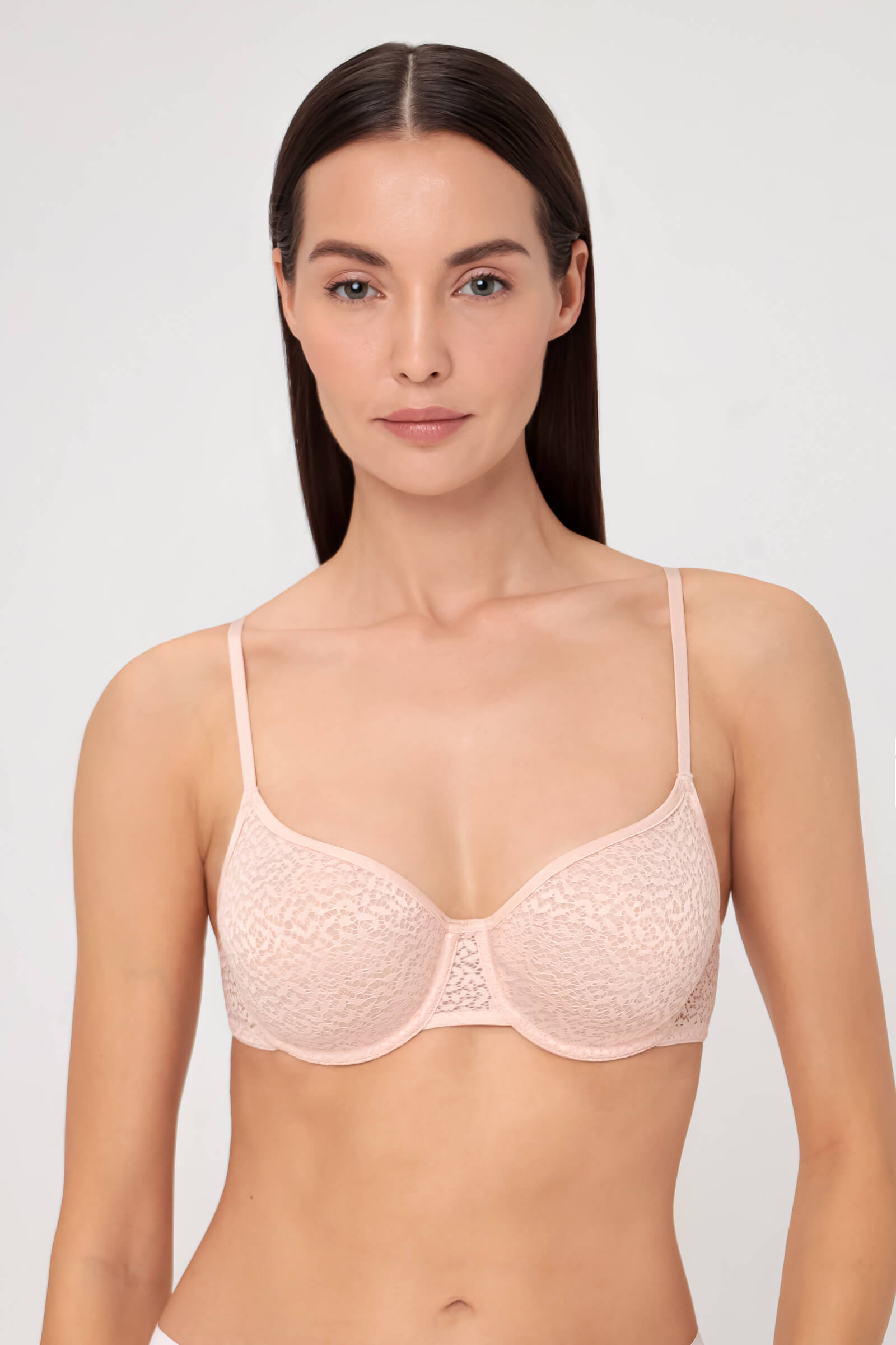 Кружевной бюстгальтер на косточках Бренд DKNY Изображение 3