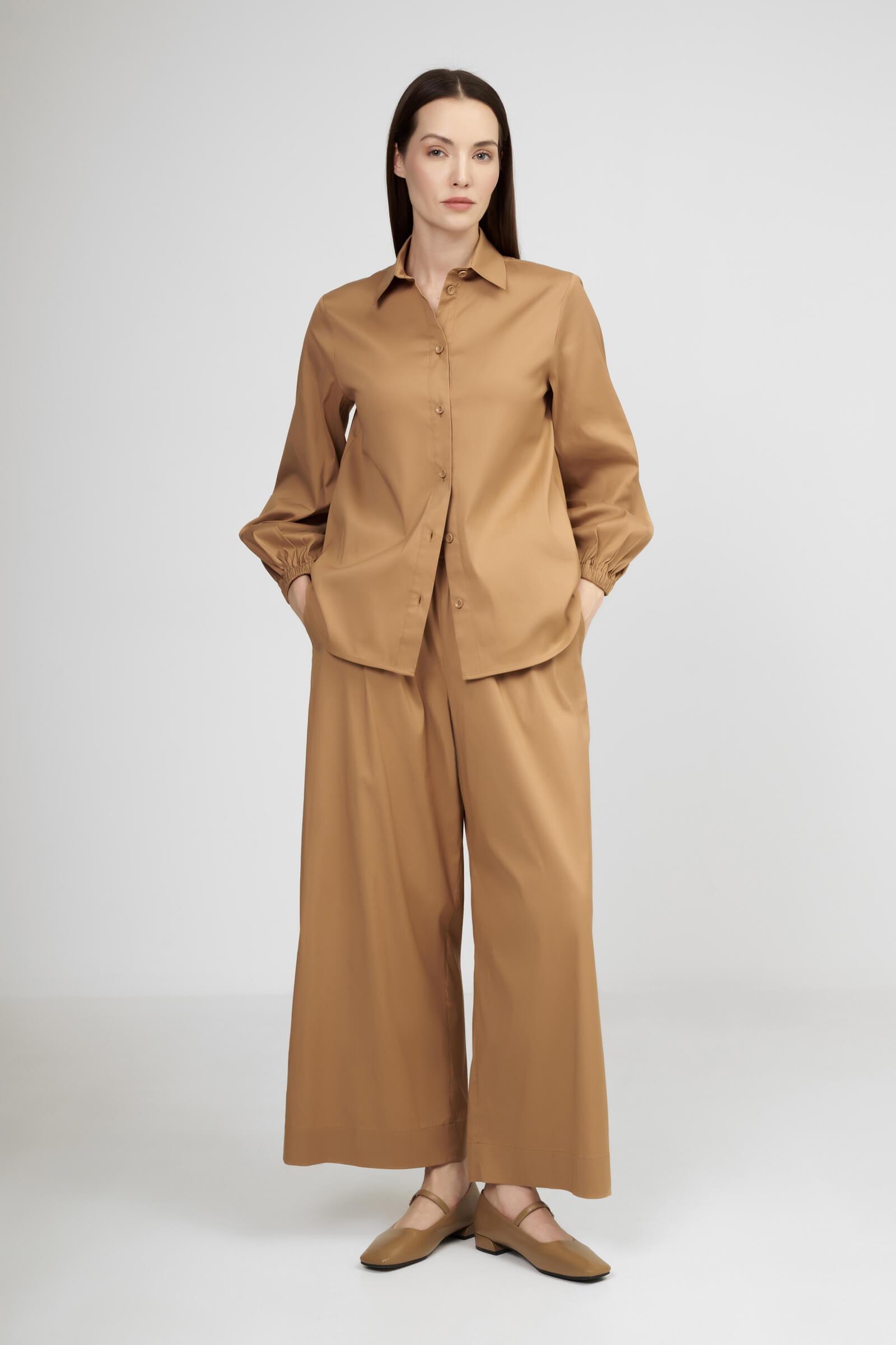Хлопковые брюки-кюлоты Бренд Max Mara Изображение 4