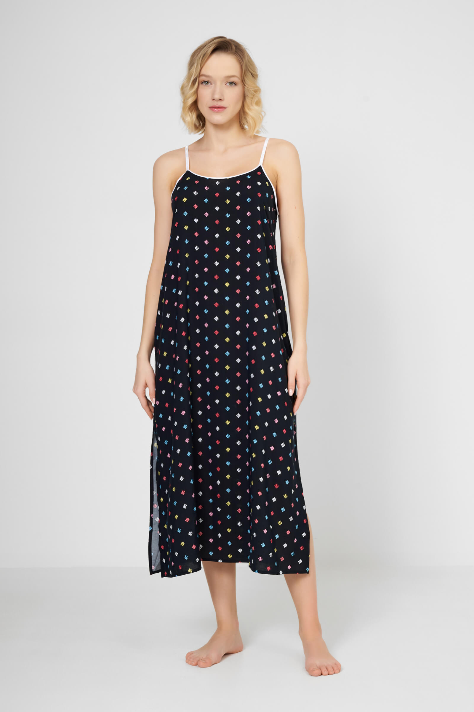 Ночная сорочка из 100% вискозы Бренд DKNY Изображение 2