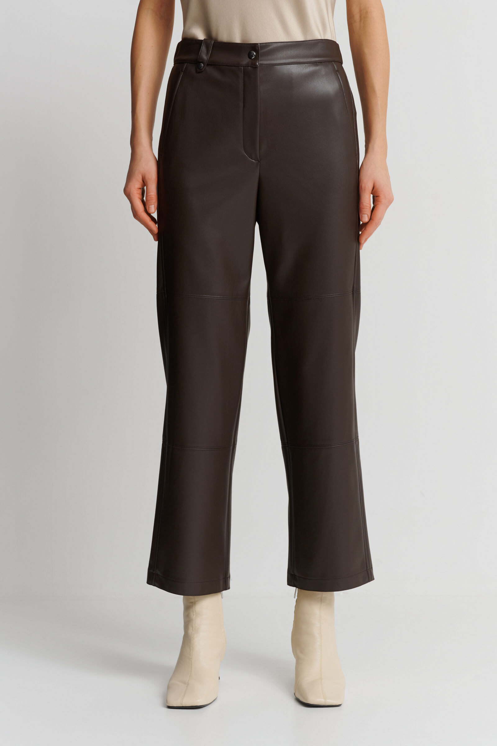 Брюки из экокожи Бренд Max Mara Изображение 2