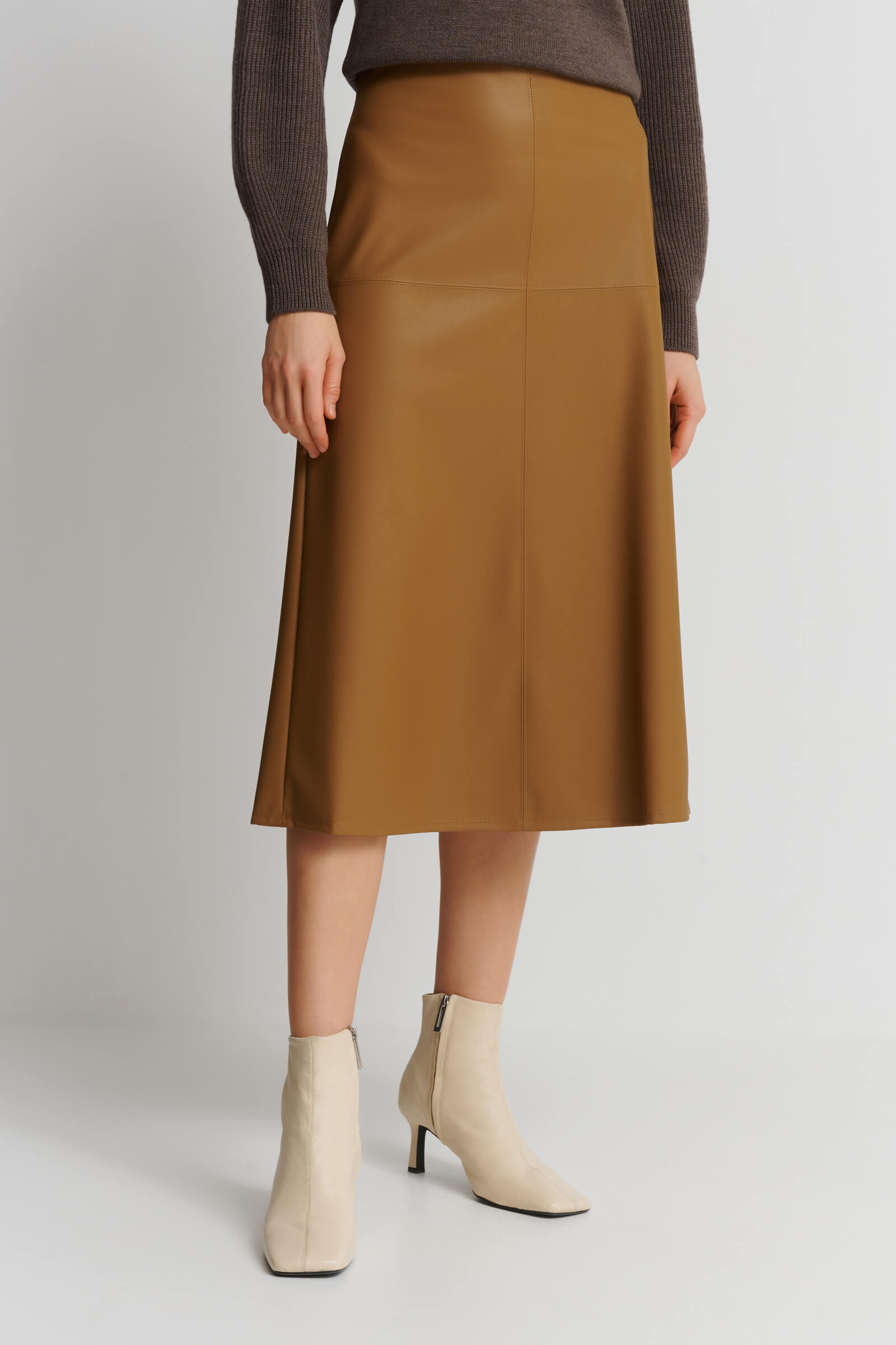 Юбка из экокожи Бренд Max Mara Изображение 2