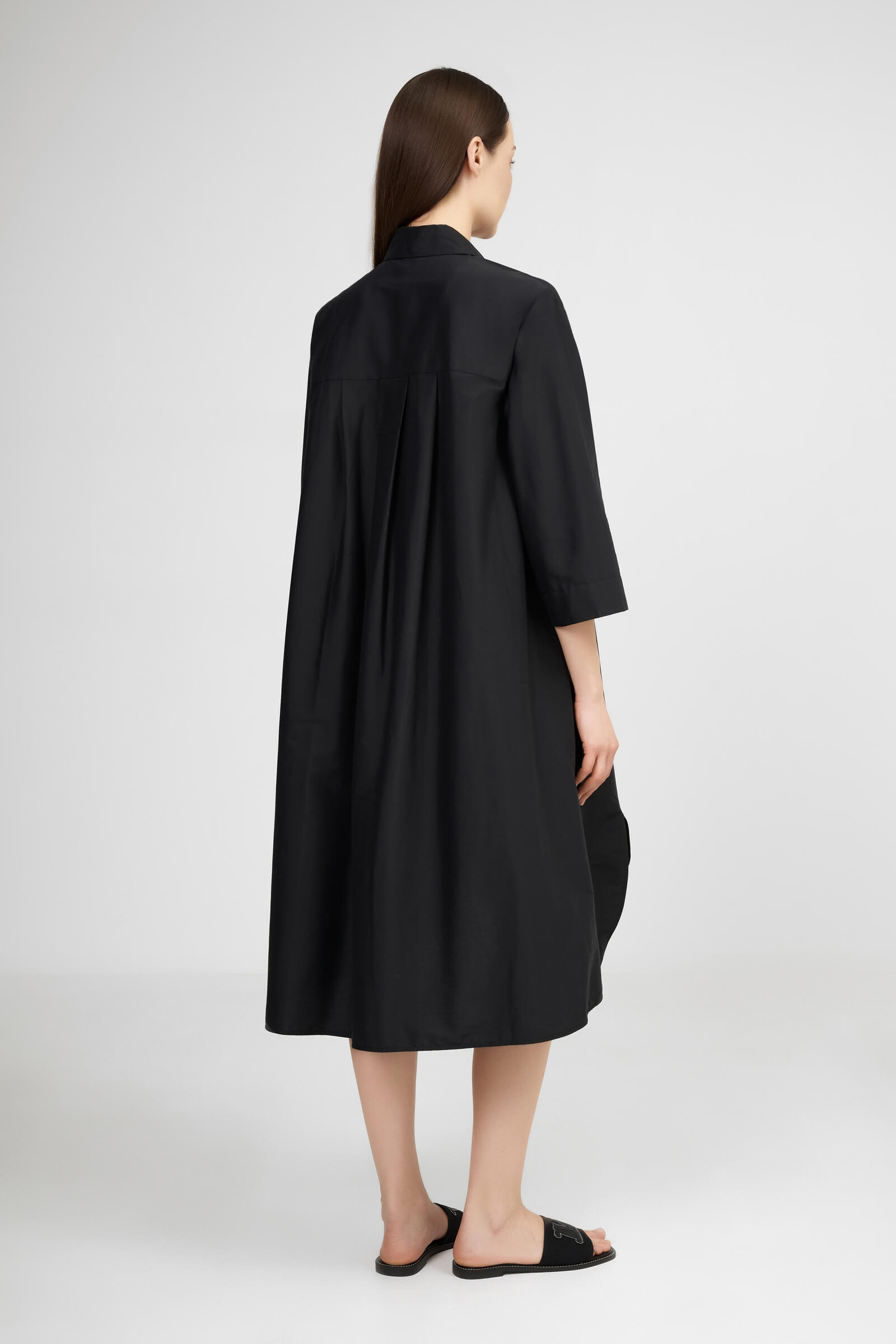 Хлопковое платье-рубашка Бренд Max Mara Изображение 3