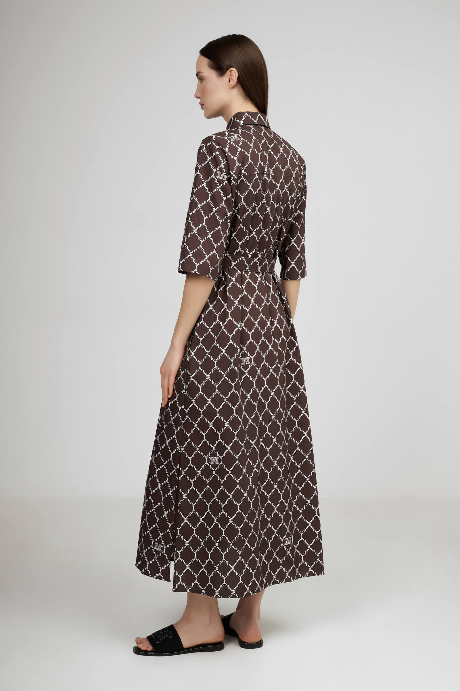 Платье-рубашка из 100% хлопка Бренд Max Mara Изображение 3