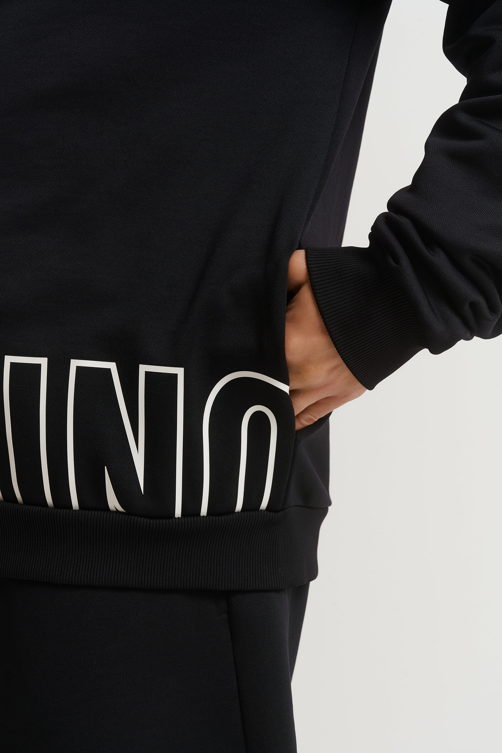 Толстовка с логотипом Бренд Moschino Изображение 5