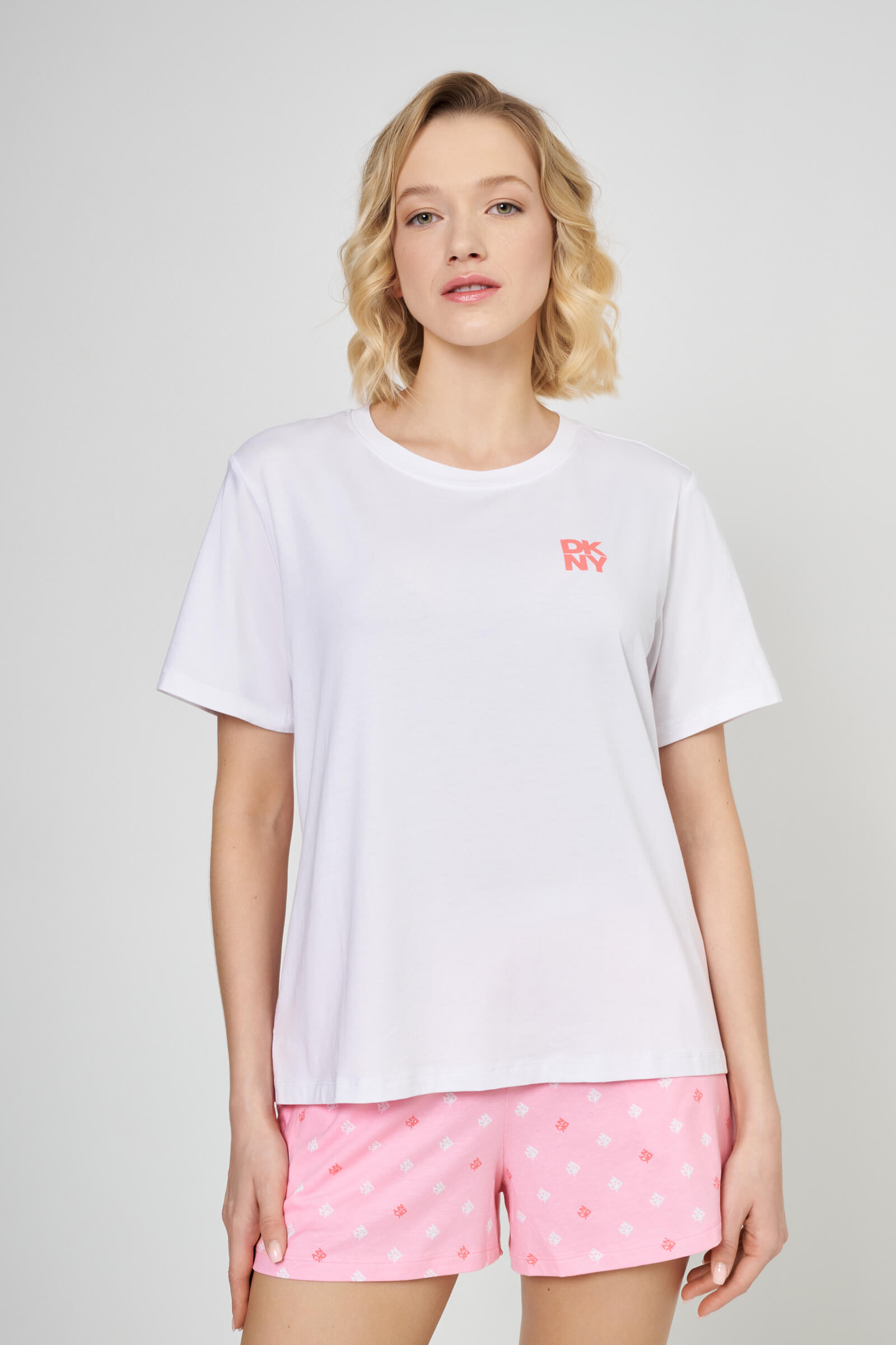Пижама из смесового хлопка Бренд DKNY Изображение 4