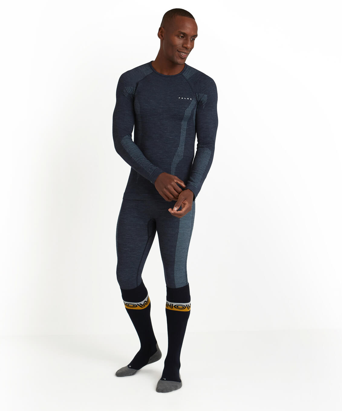 Мужской лонгслив FALKE Wool-Tech Бренд Falke Ess Изображение 3