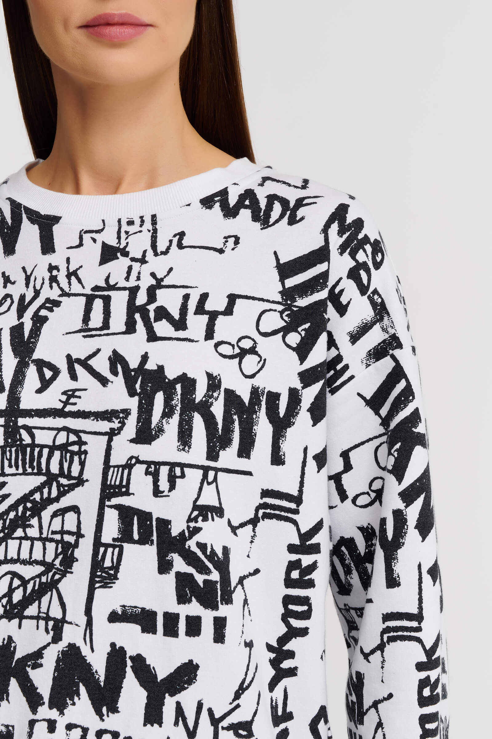Свитшот с длинным рукавом Бренд DKNY Изображение 5