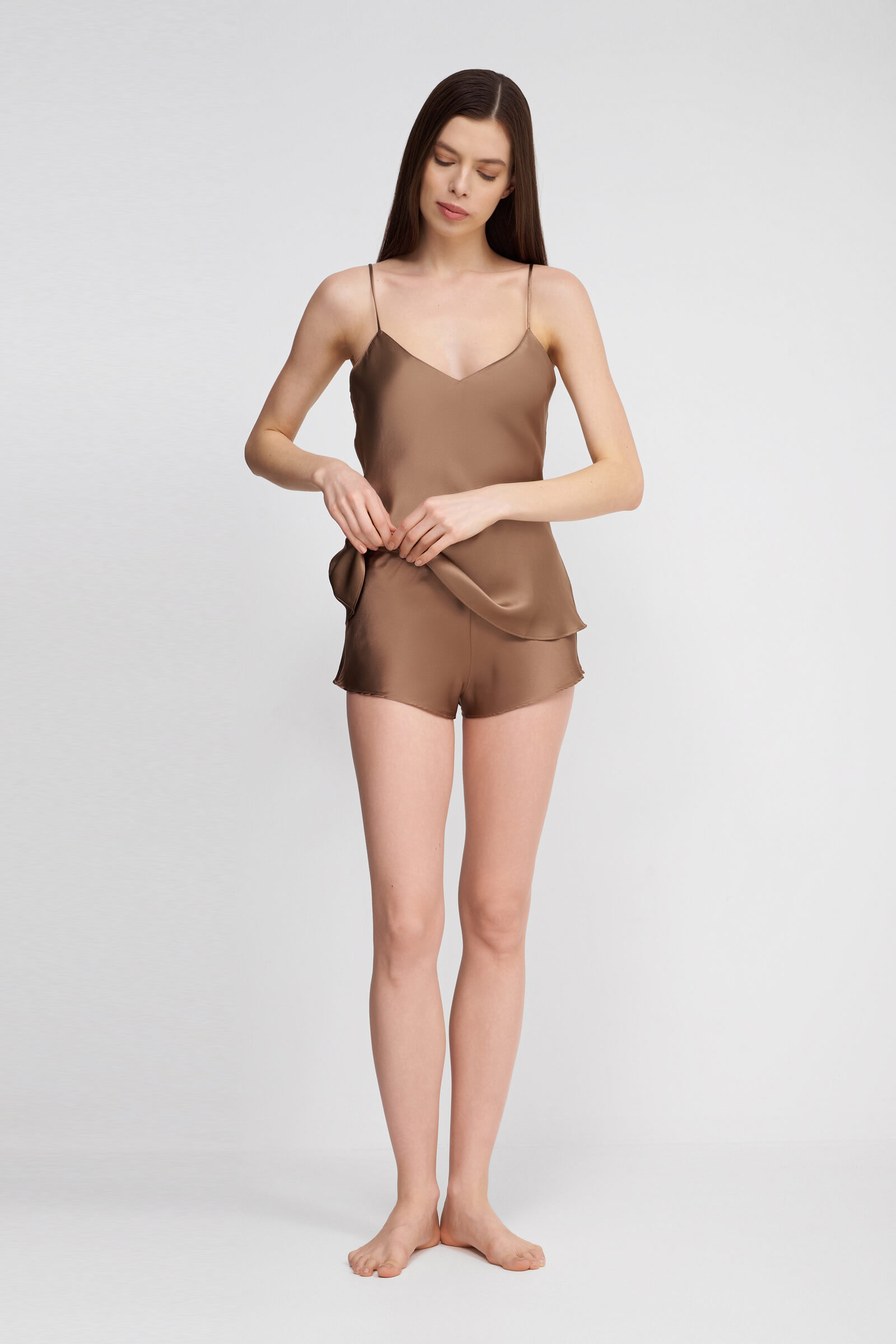 Короткие шелковые шорты Бренд Simone Perele Изображение 4