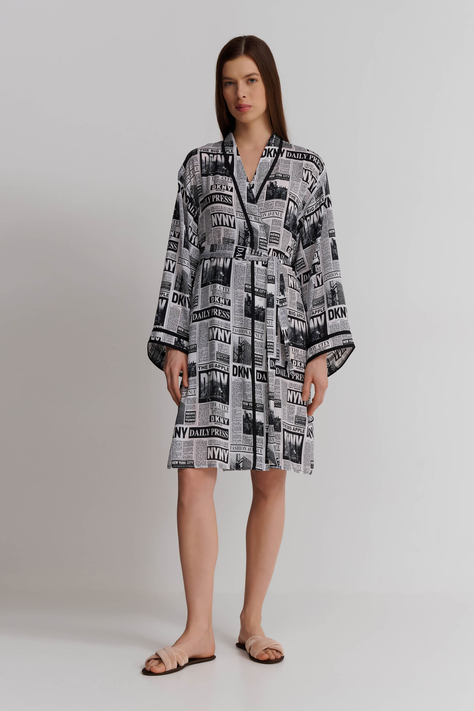 Халат с длинным рукавом Бренд DKNY Изображение 2