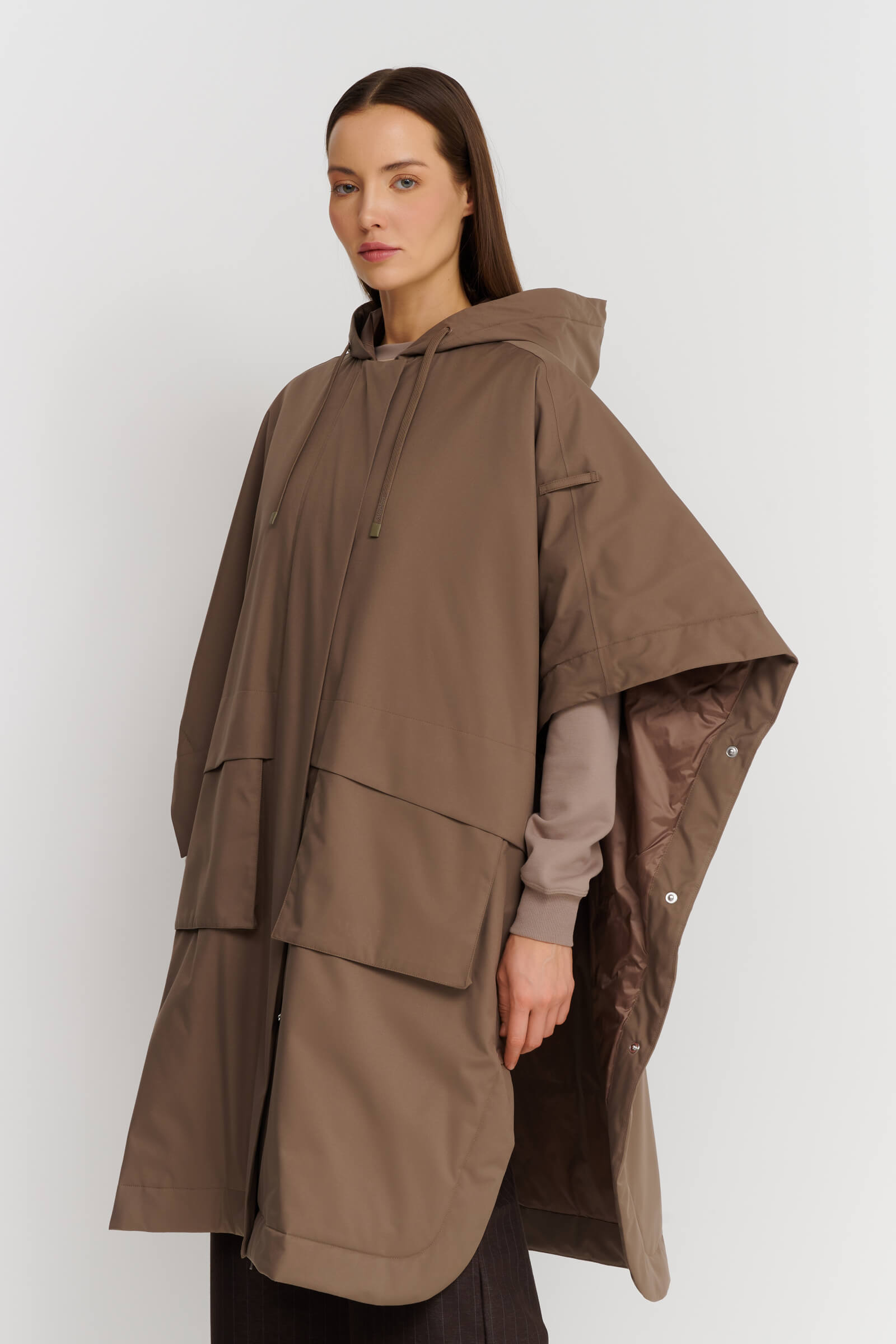 Плащ с рукавом до локтя Бренд Max Mara Изображение 2