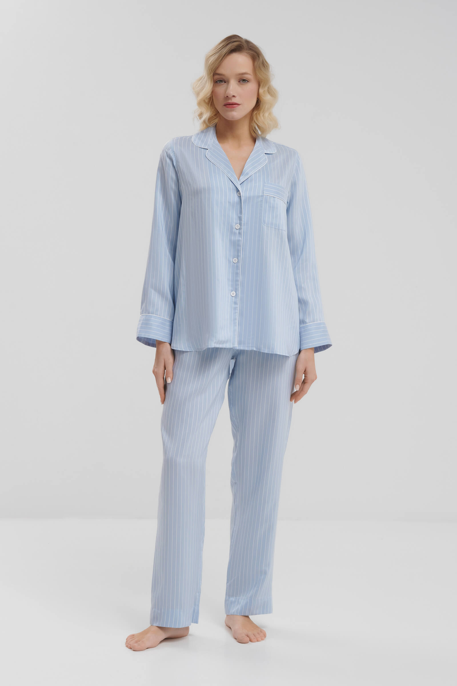 Длинная пижама с добавлением шелка Бренд Zimmerli Изображение 4