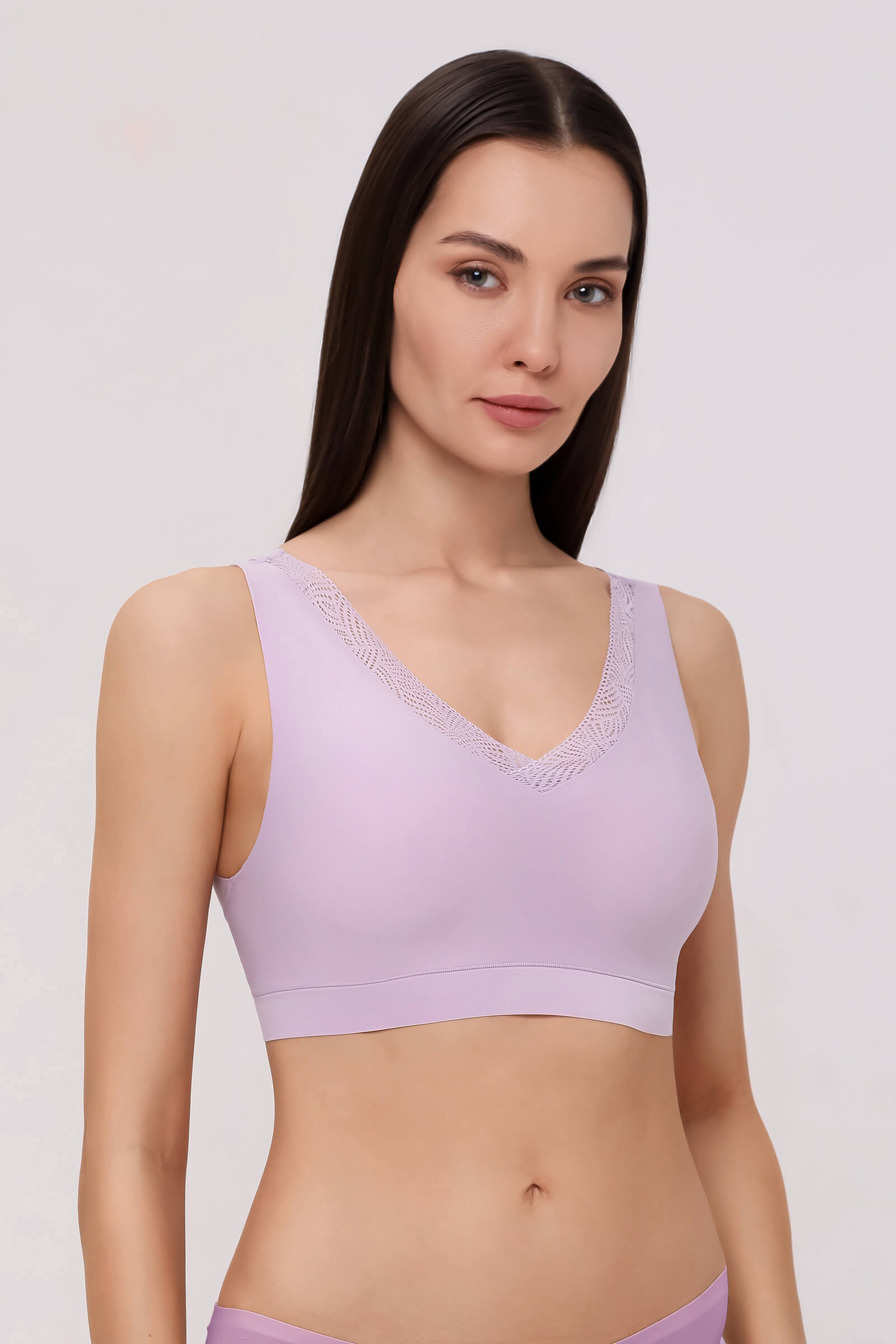 Бесшовный бюстгальтер с кружевом Бренд Chantelle Изображение 4