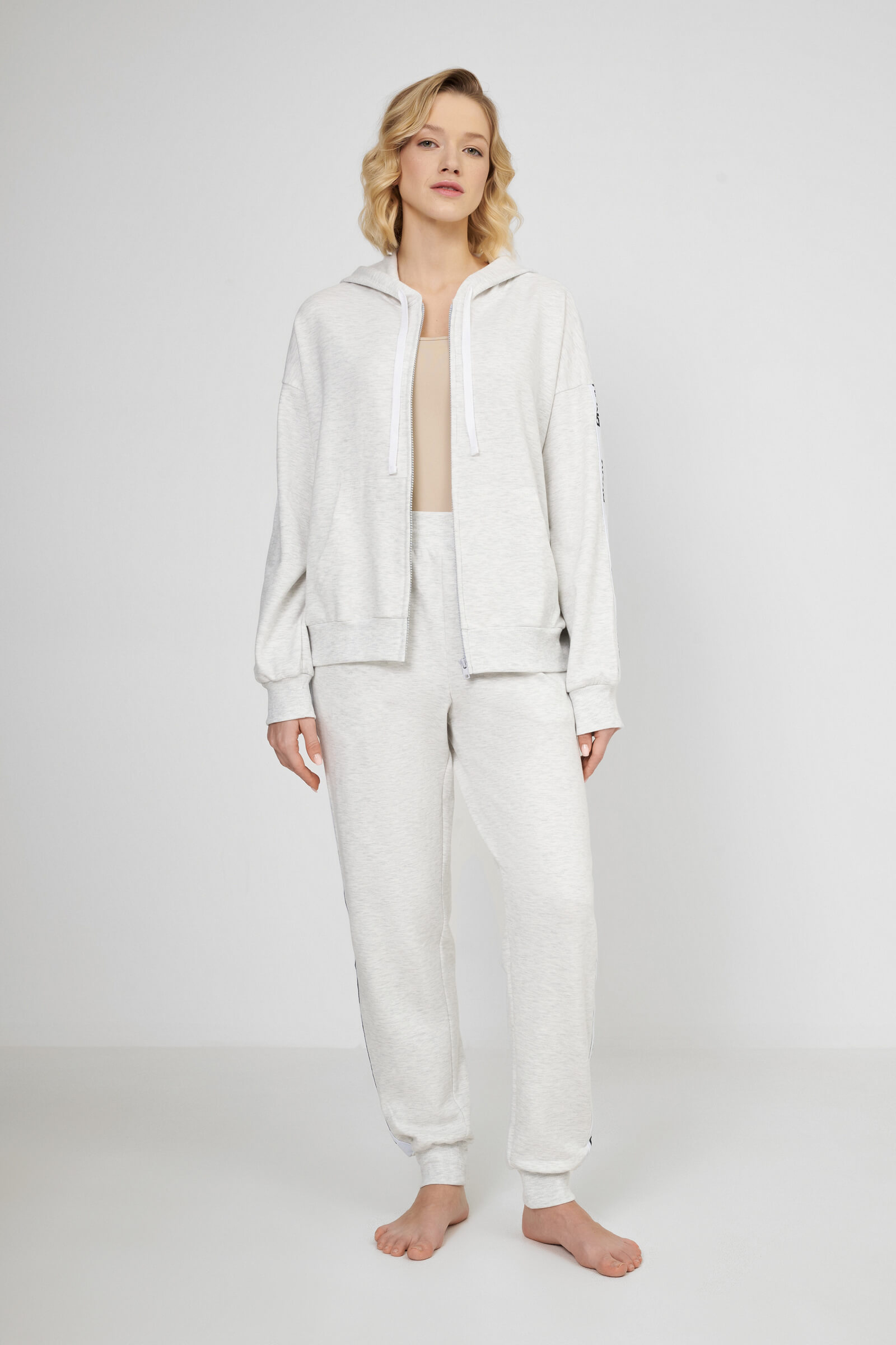 Хлопковый комплект на молнии Бренд DKNY Изображение 3