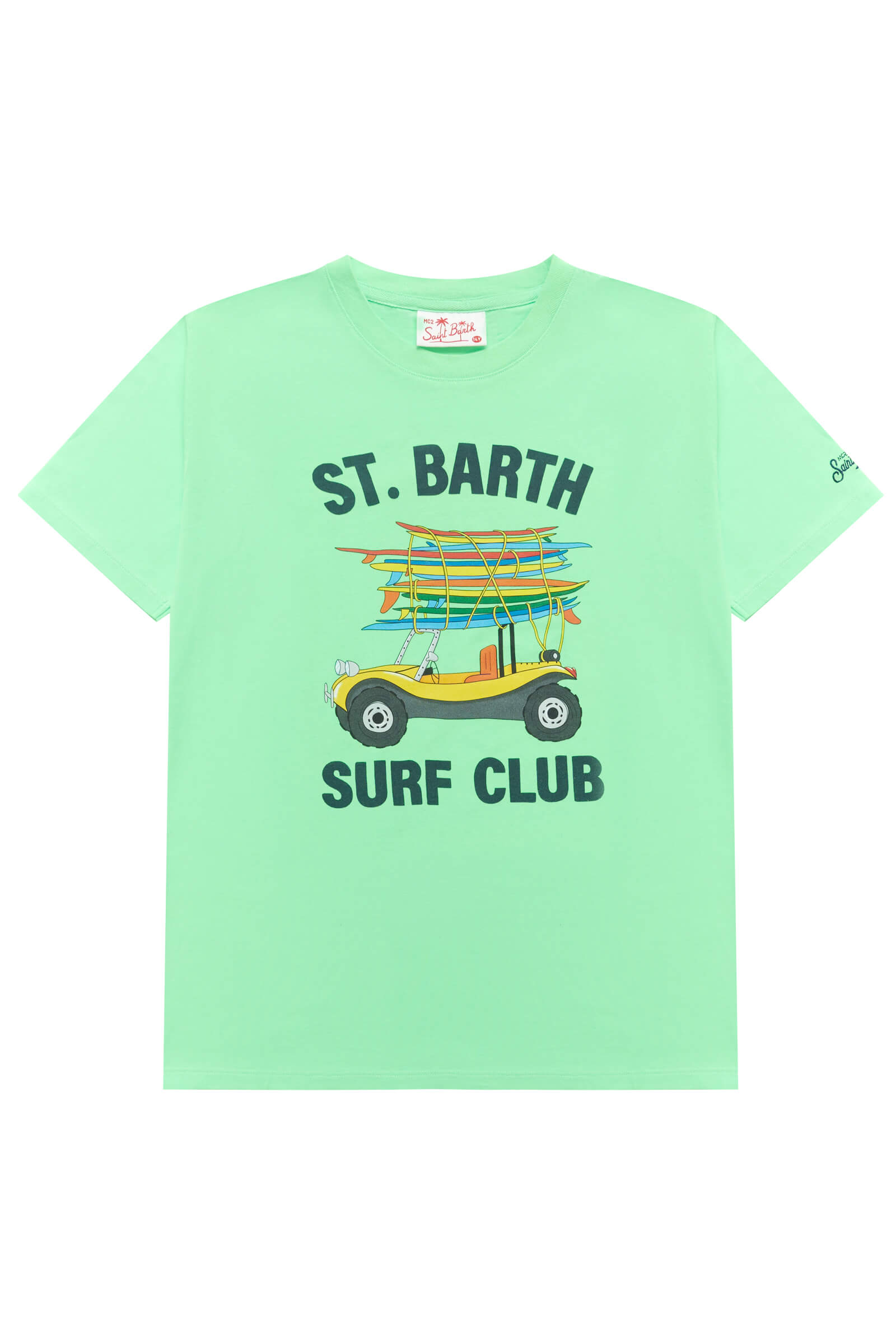 Хлопковая детская футболка Бренд Mc2 Saint Barth