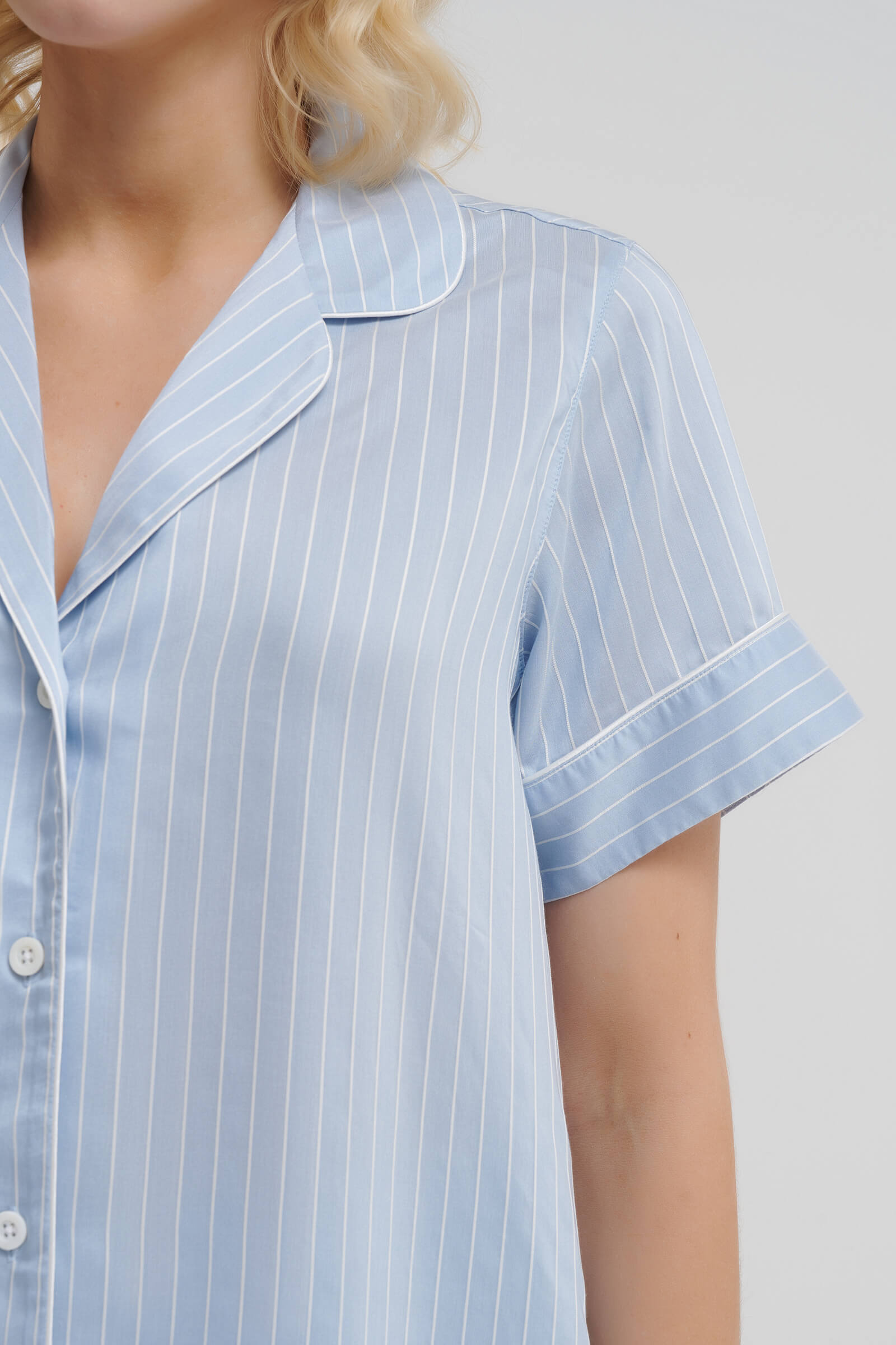 Короткая пижама с добавлением шелка Бренд Zimmerli Изображение 8
