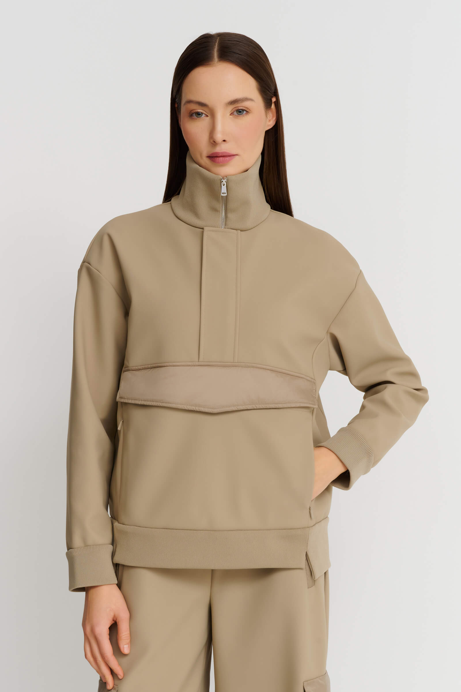 Толстовка с объемным накладным карманом Бренд Max Mara Изображение 5