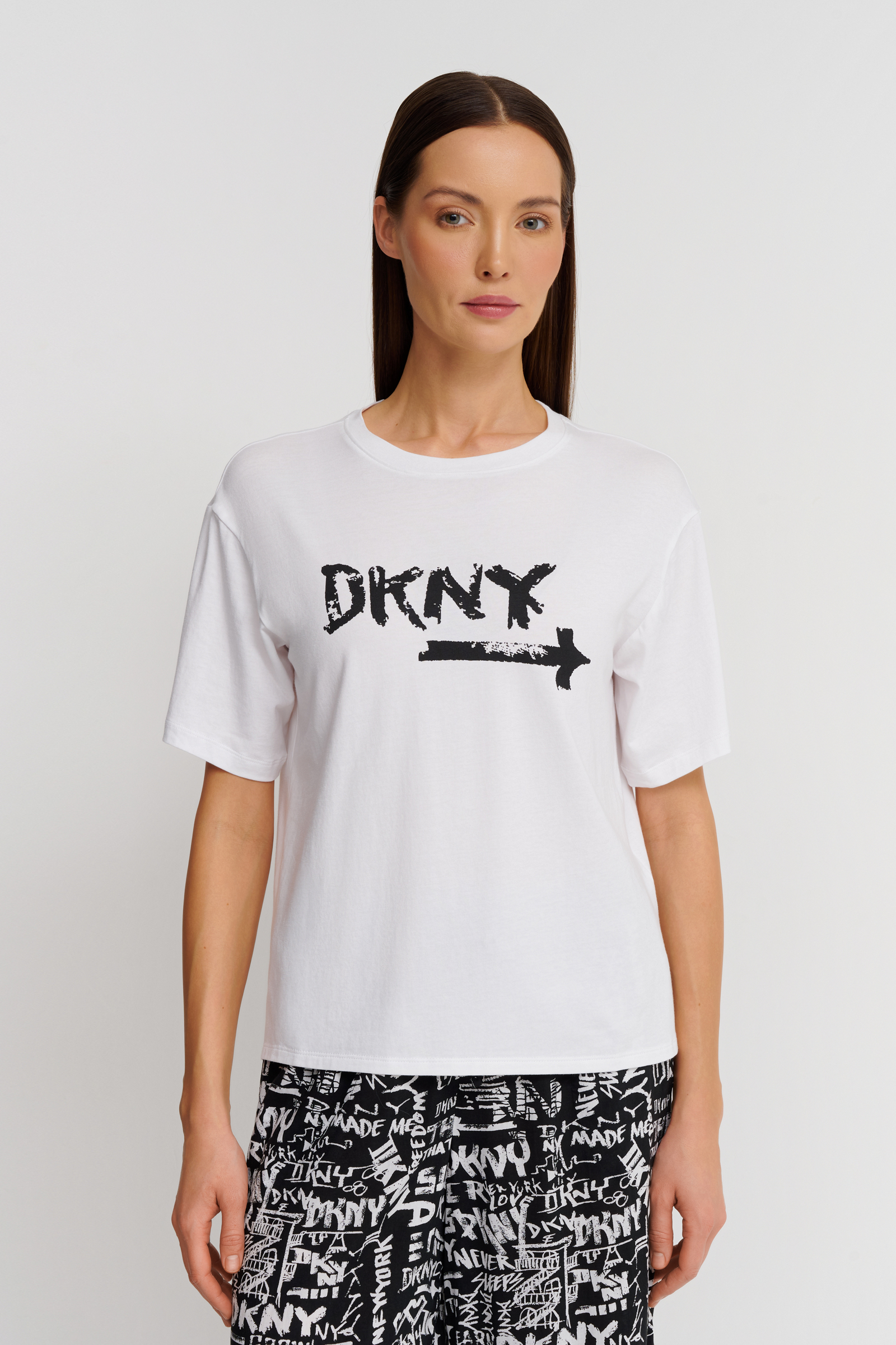 Пижама с укороченными брюками Бренд DKNY Изображение 5