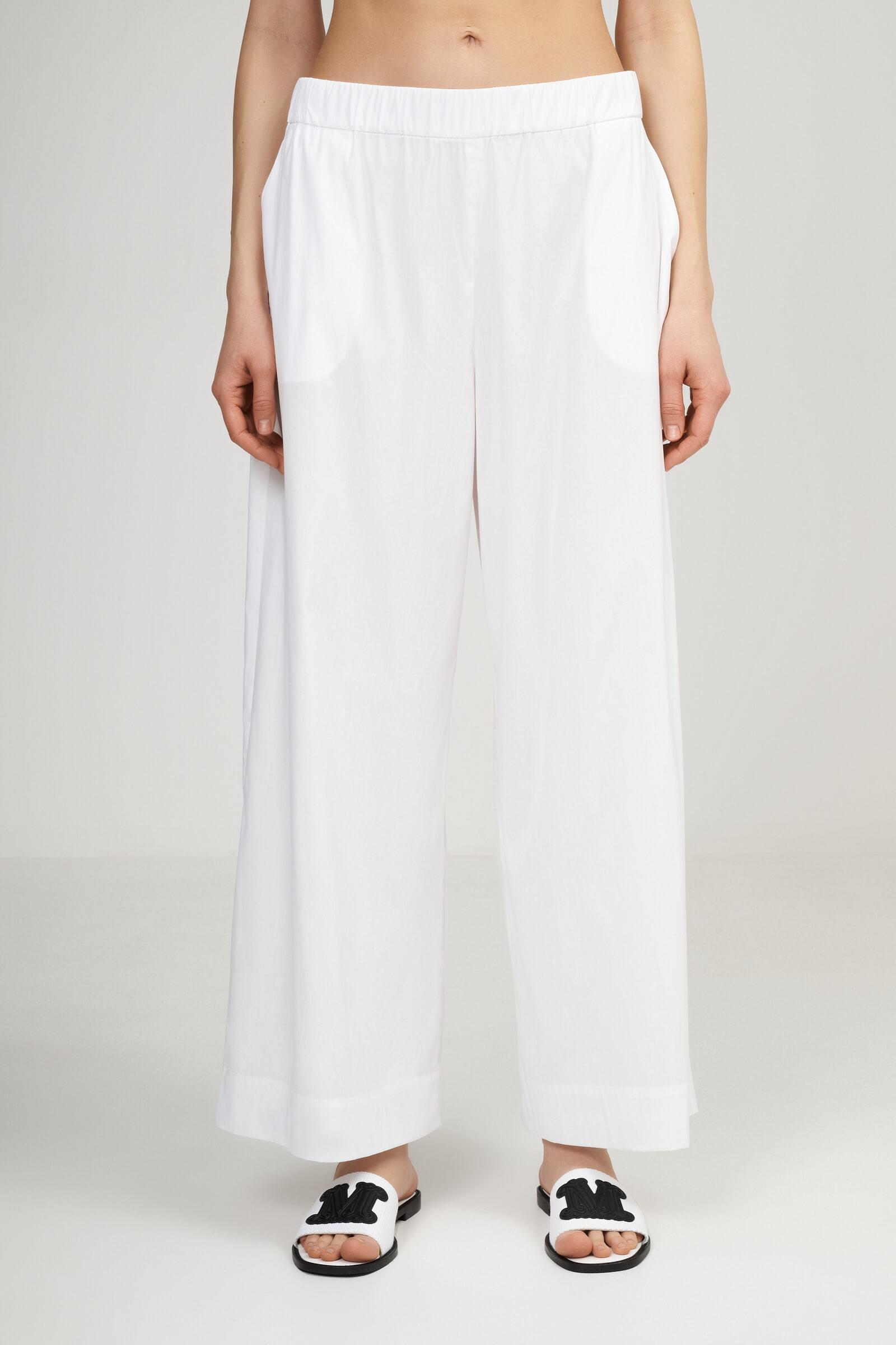 Хлопковые брюки-кюлоты Бренд Max Mara Изображение 2