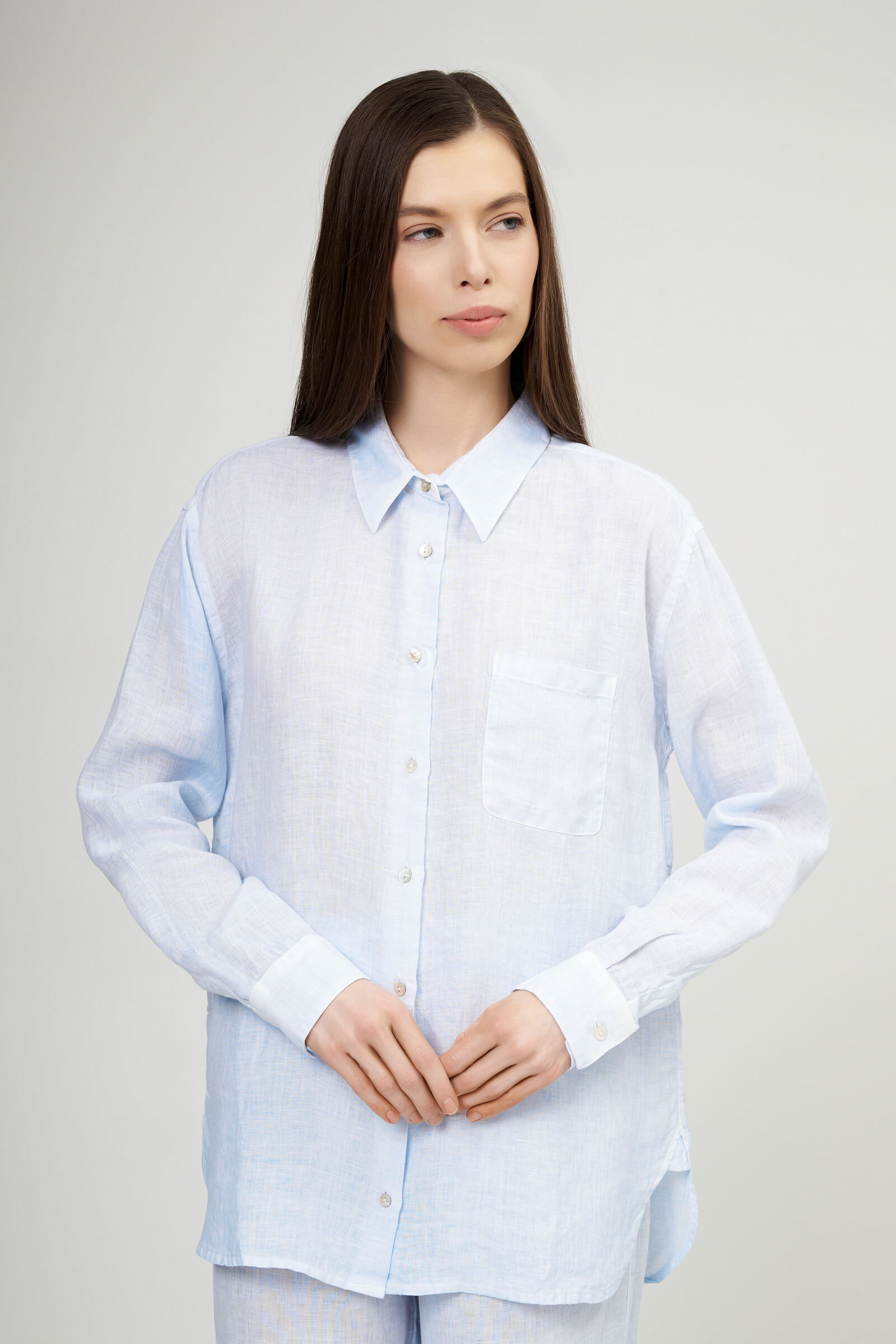 Рубашка из 100% льна Бренд 120% Lino Изображение 2