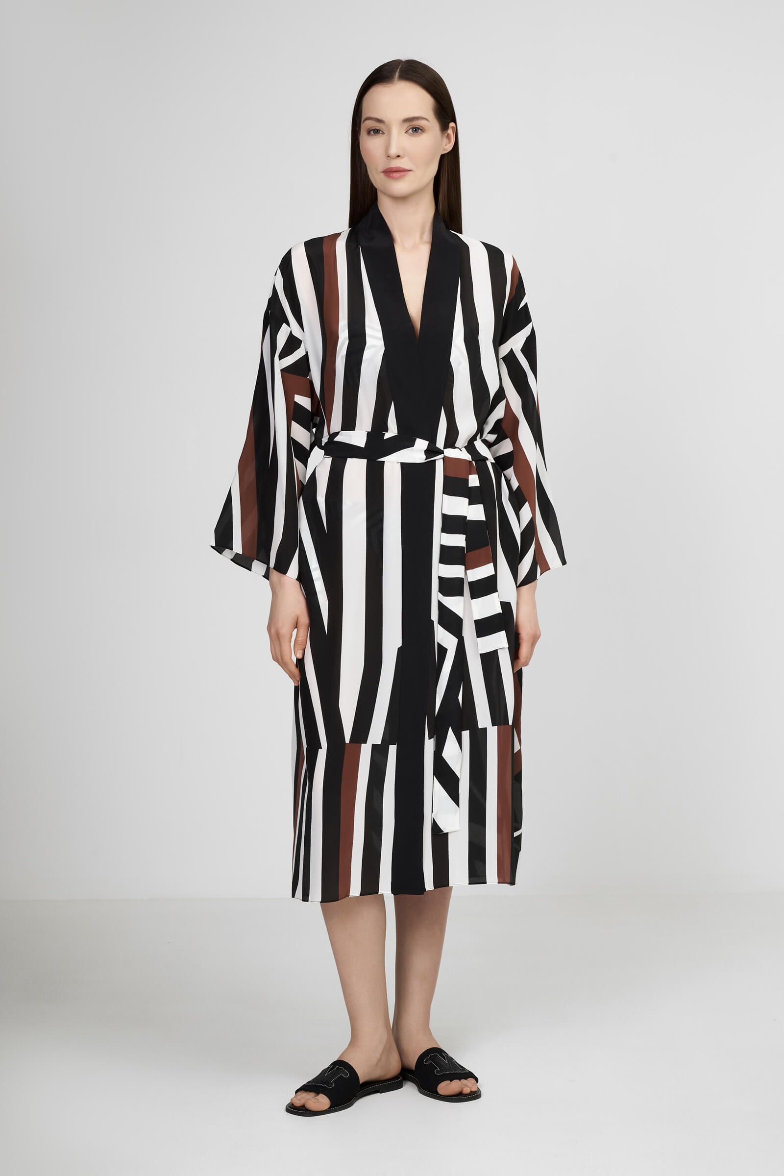 Пляжный халат из 100% шелка Бренд Max Mara Изображение 2