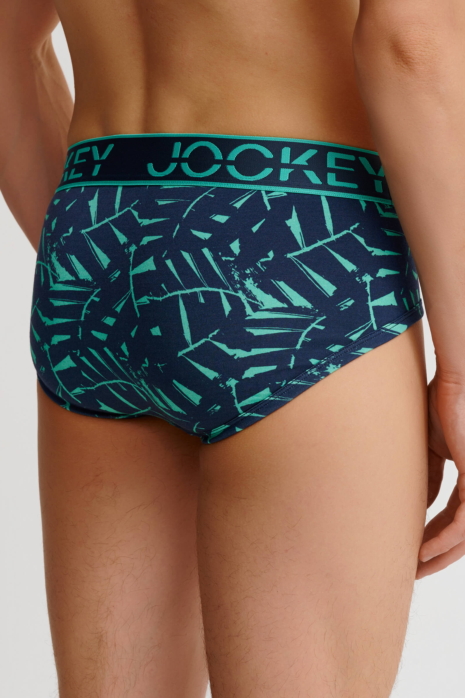 Трусы брифы из хлопка с логотипом на поясе Бренд Jockey Изображение 3