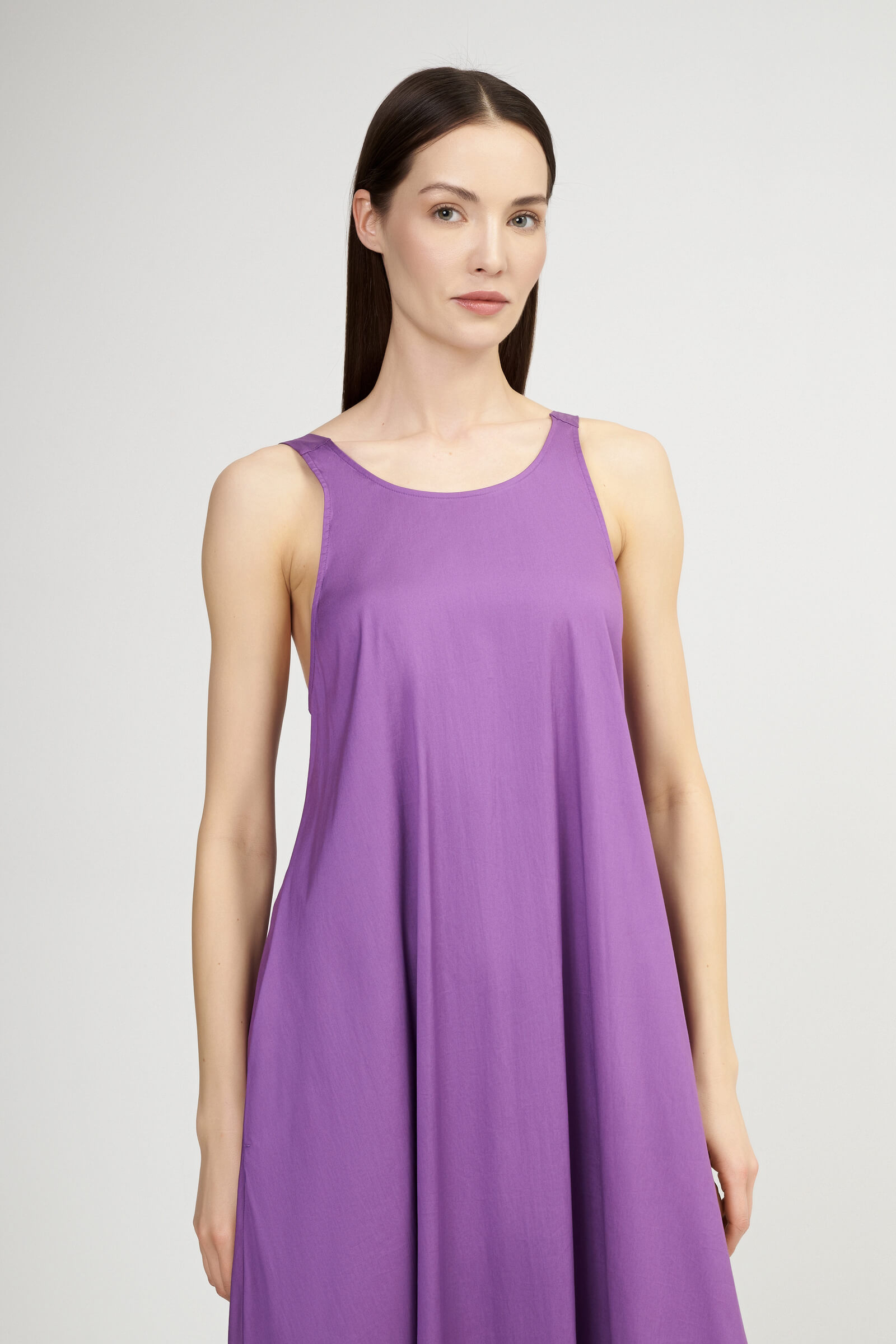 Хлопковое платье с открытой спиной Бренд Max Mara Изображение 4