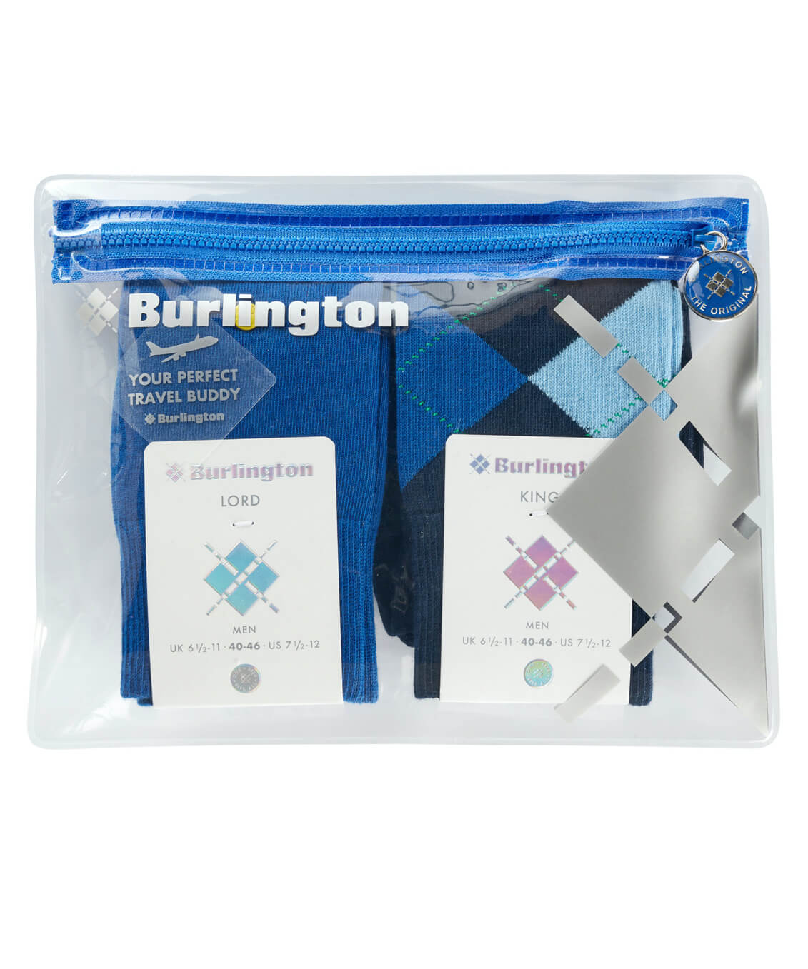Мужские носки 2 пары Burlington Travel Pouch Бренд Burlington Изображение 3