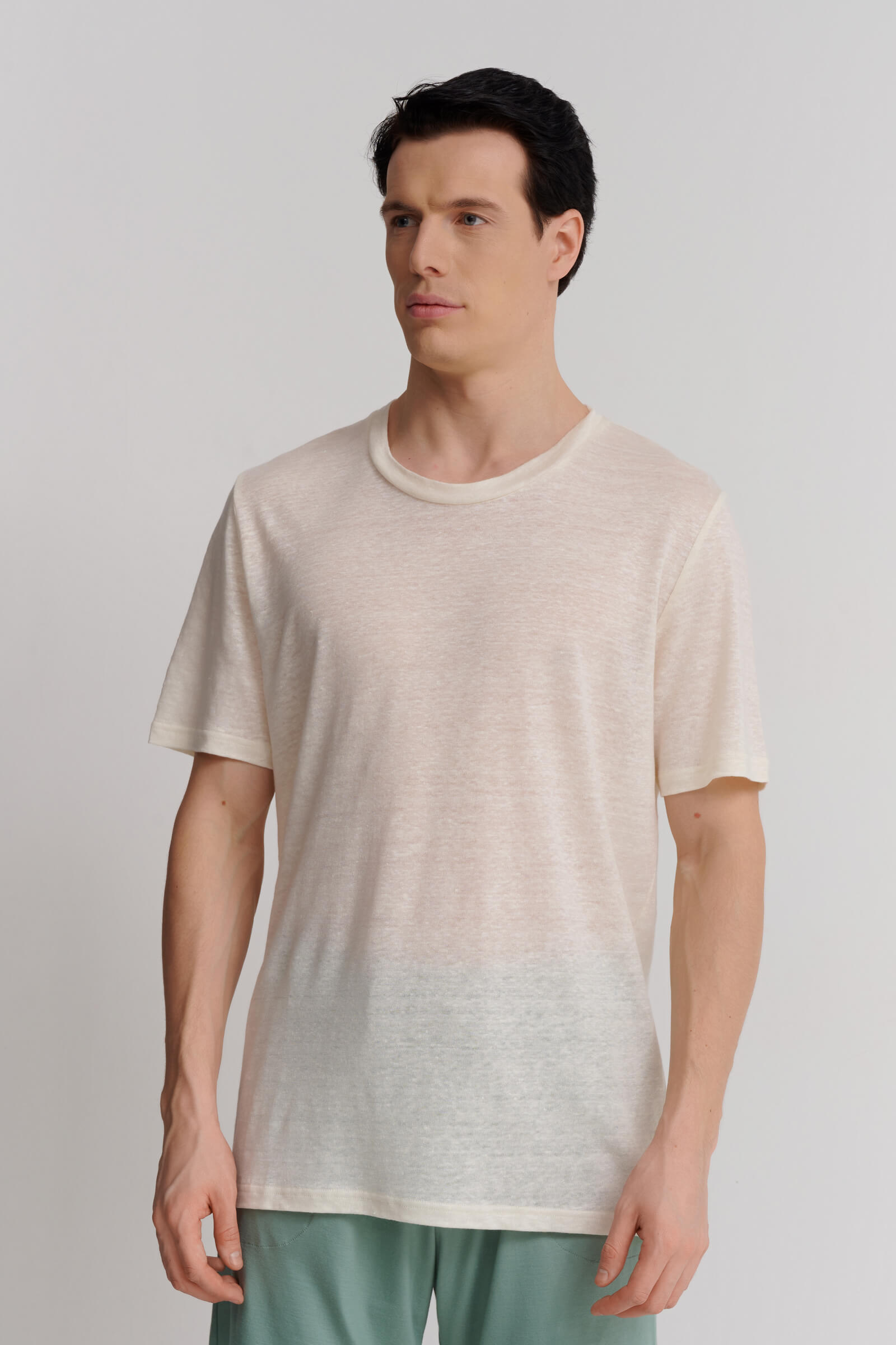 Льняная футболка Бренд Zimmerli Изображение 2