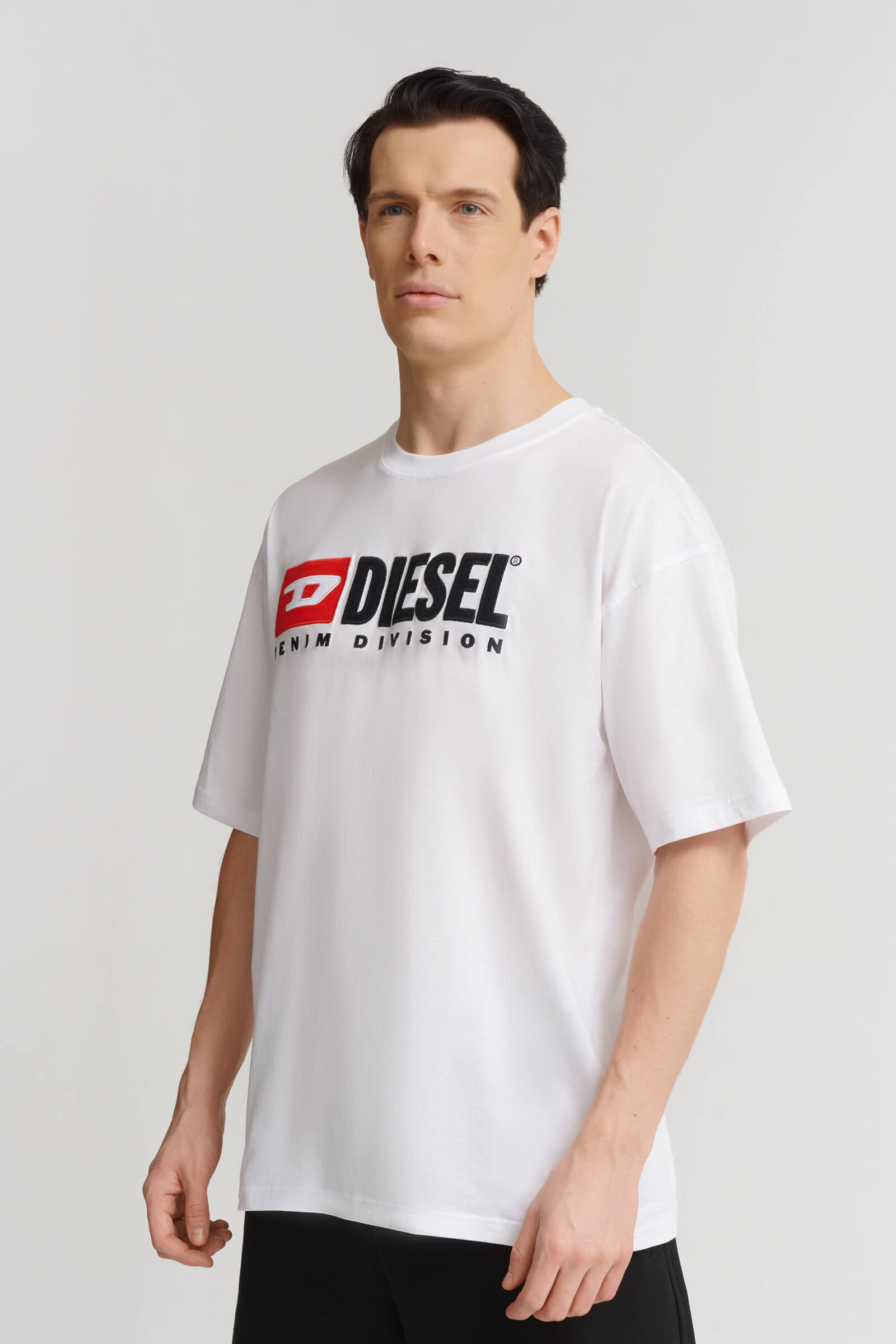Футболка с логотипом из органического хлопка Бренд Diesel Изображение 2