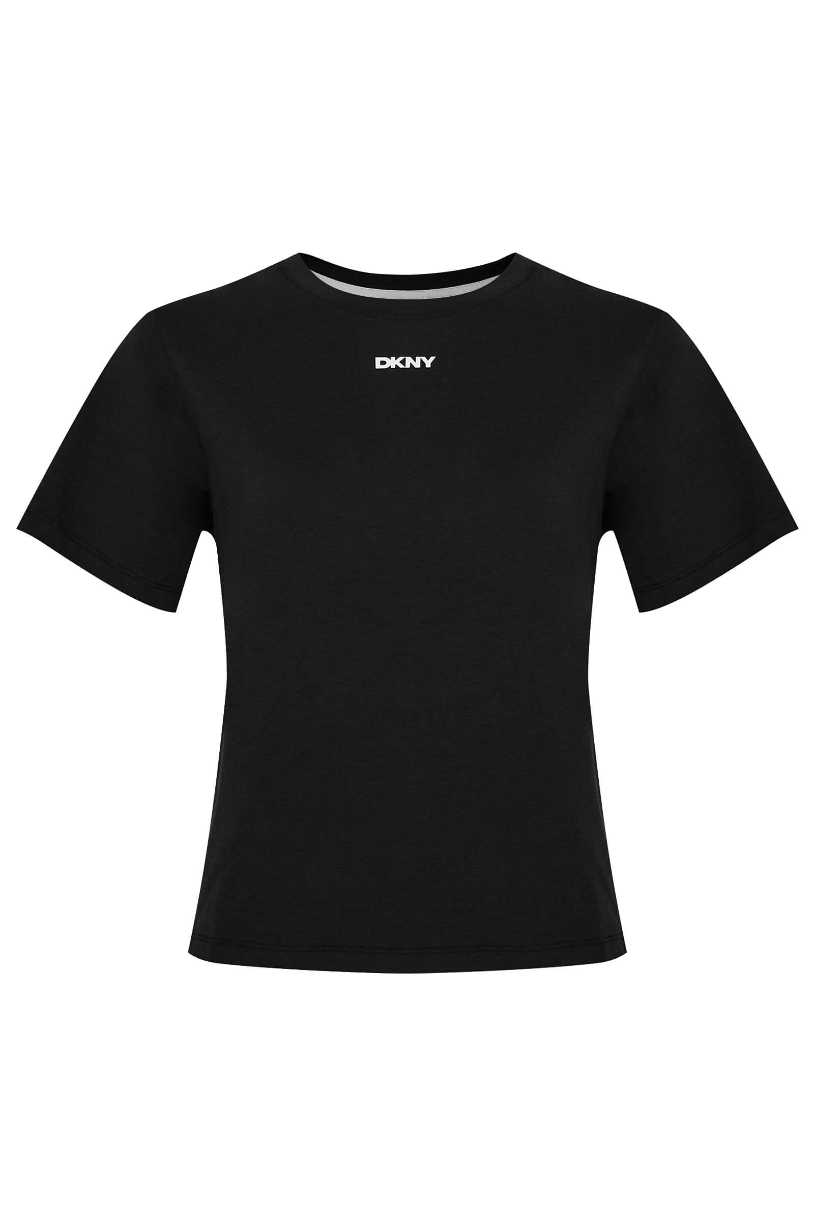 Пижамная футболка из смесового хлопка Бренд DKNY