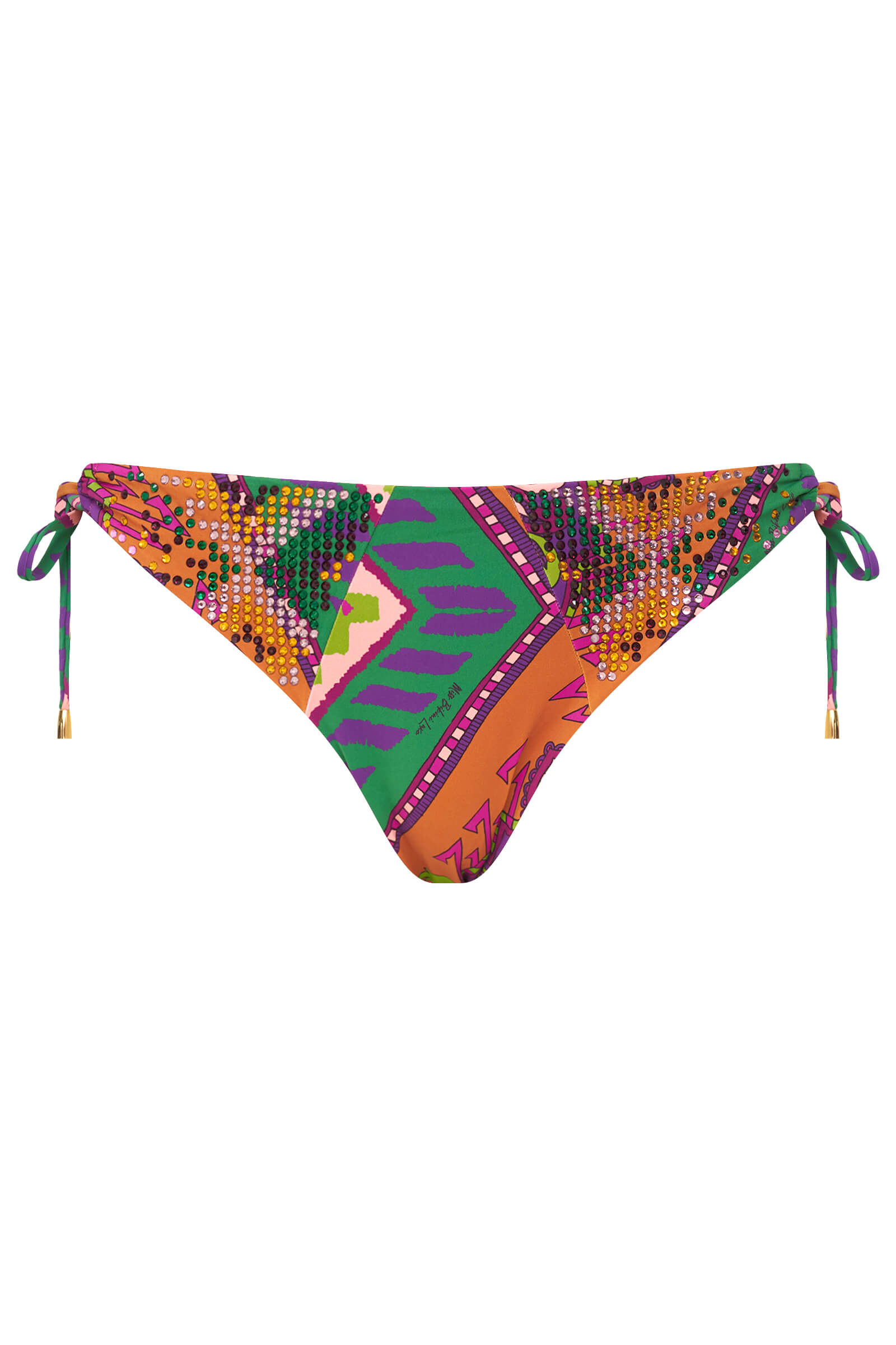 Раздельный купальник без косточек со стразами Бренд Miss Bikini Изображение 6
