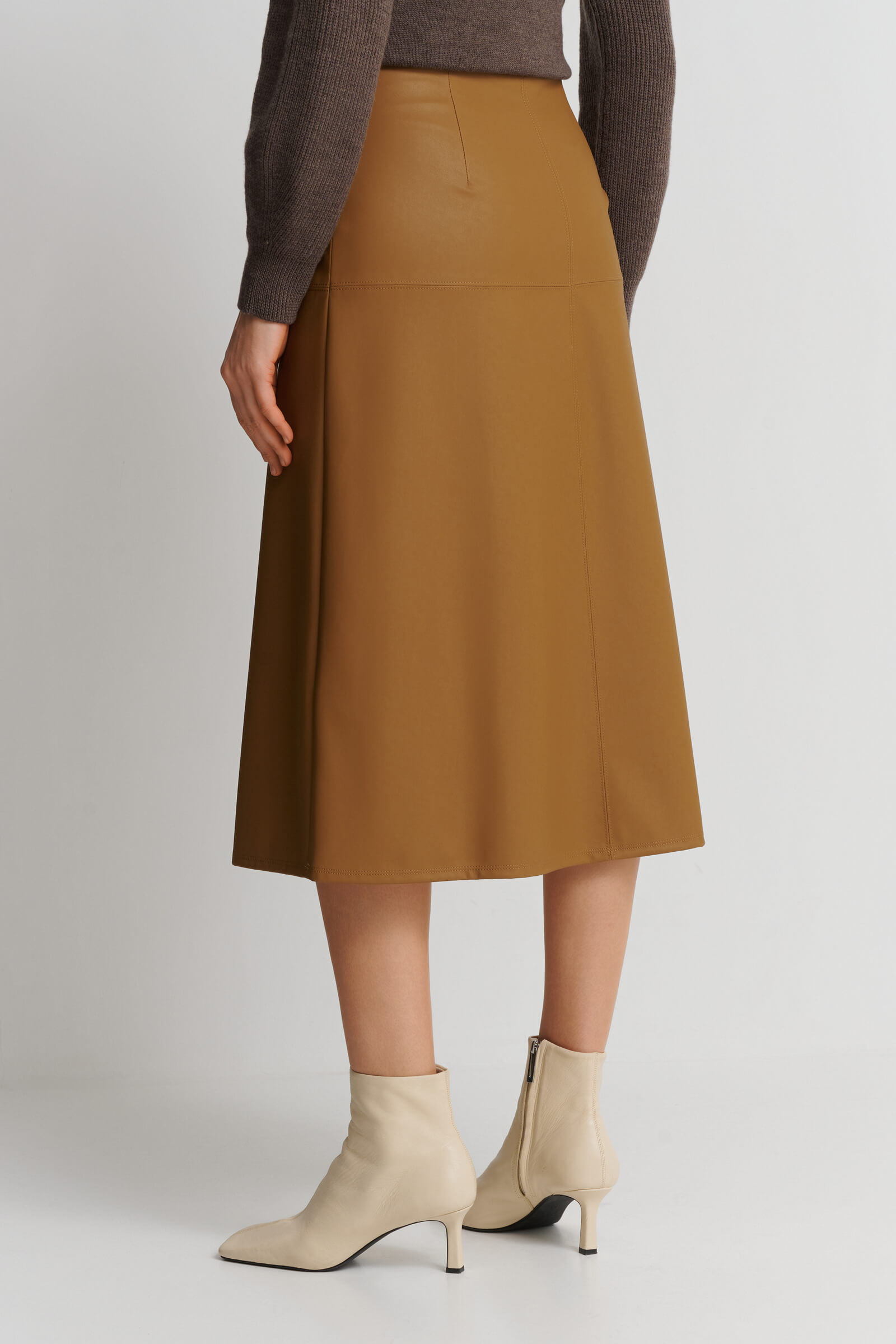 Юбка из экокожи Бренд Max Mara Изображение 3