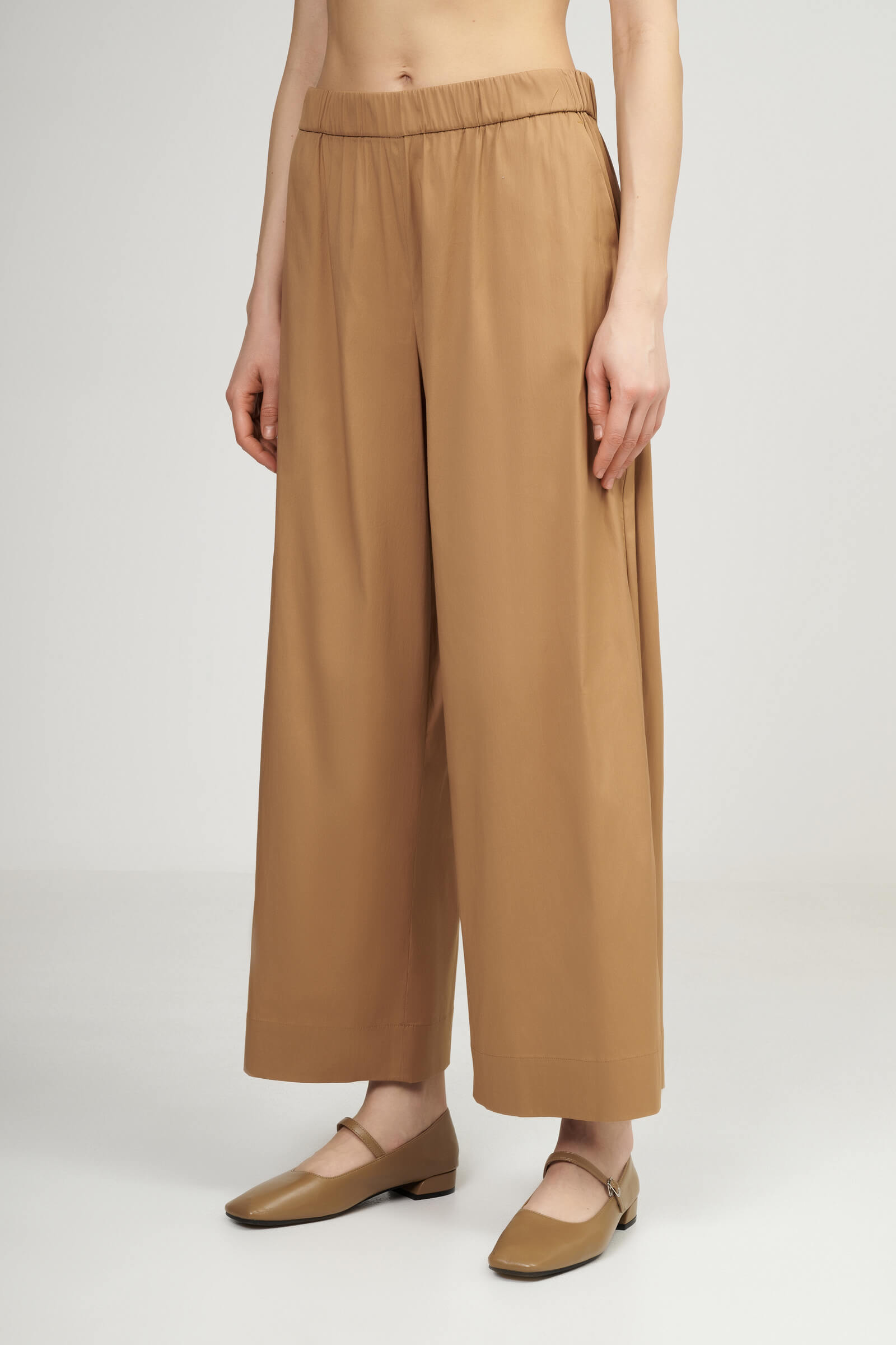 Хлопковые брюки-кюлоты Бренд Max Mara Изображение 2