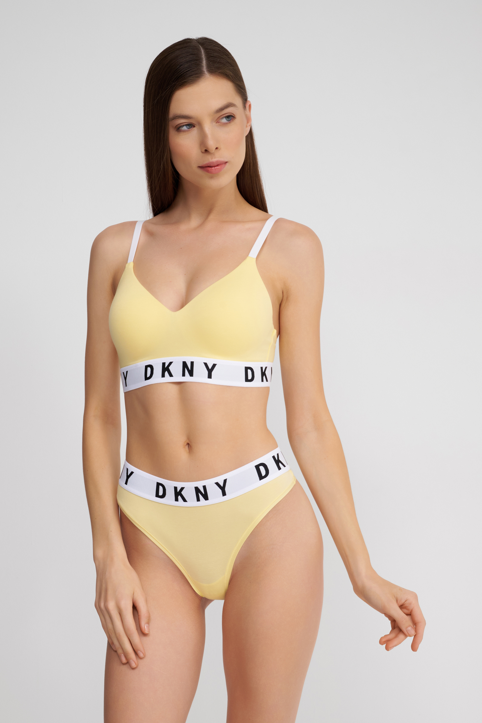 Бюстгальтер топ с треугольными чашками Бренд DKNY Изображение 4