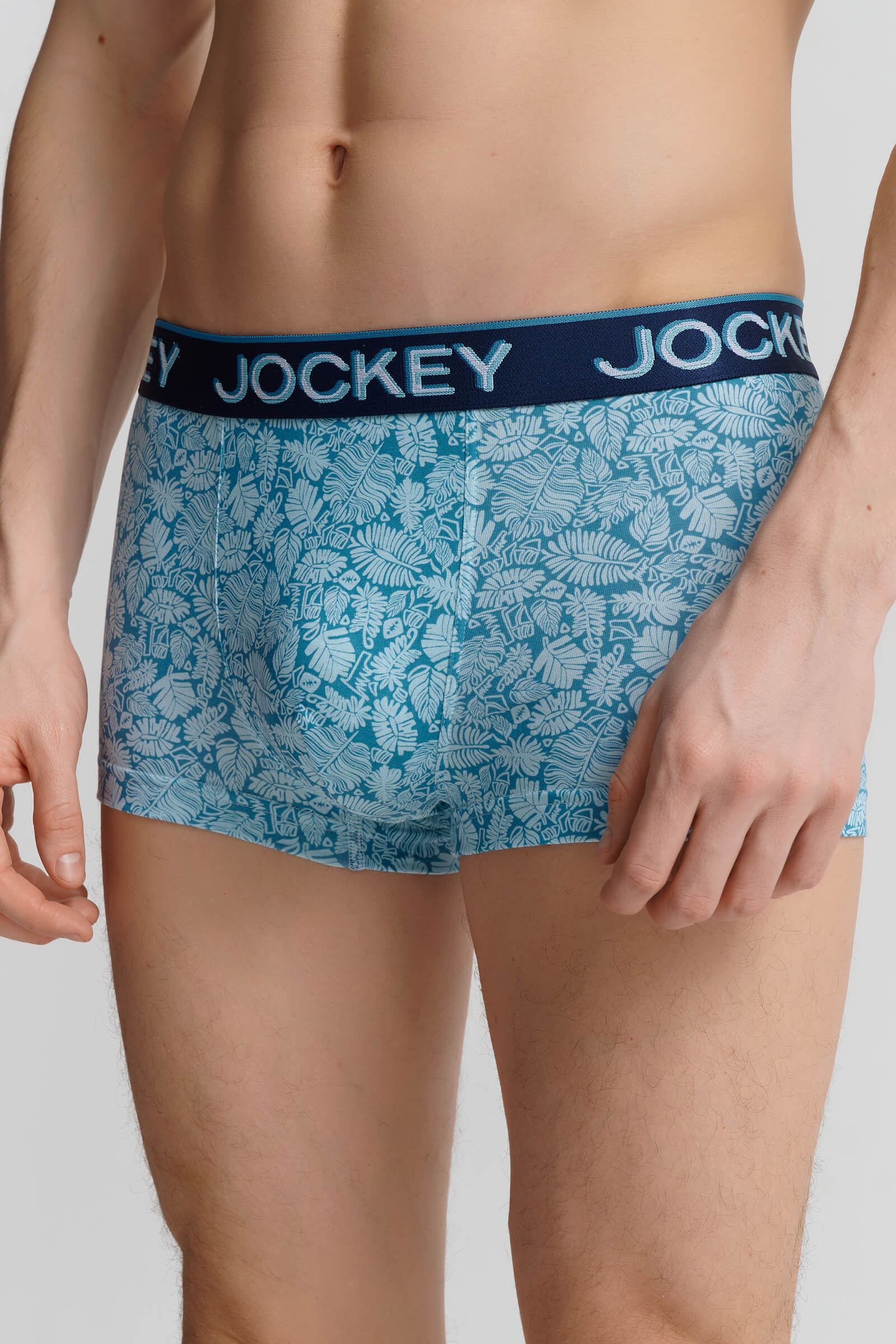 Хлопковые трусы транки с логотипом на поясе Бренд Jockey Изображение 2