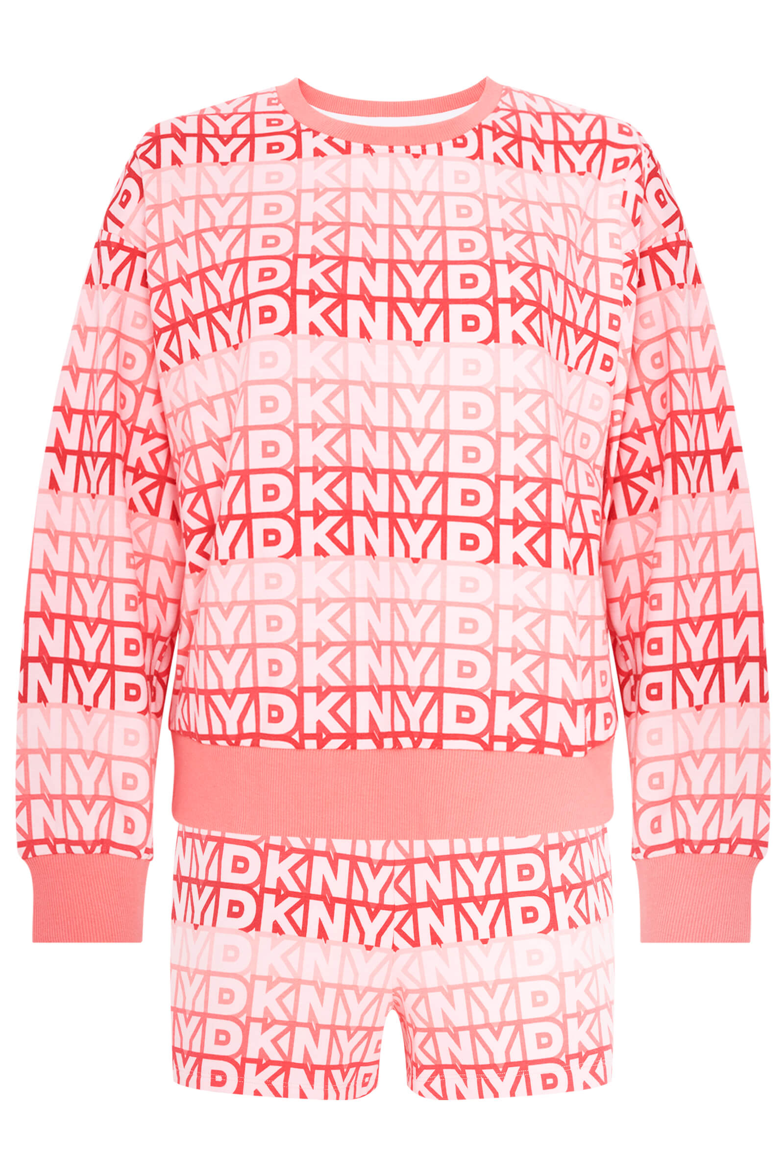 Хлопковый комплект с шортами Бренд DKNY