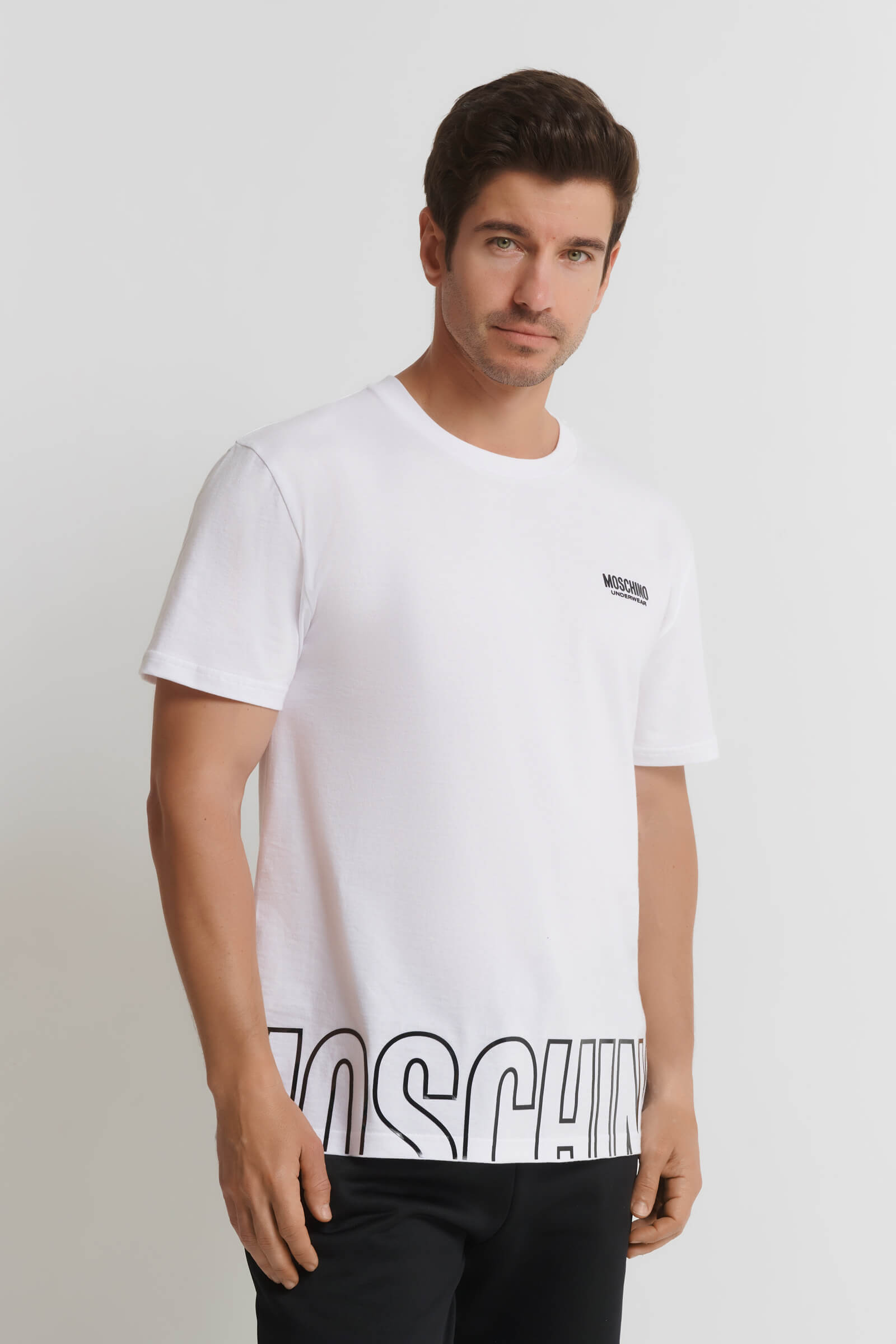 Хлопковая футболка Бренд Moschino Изображение 2