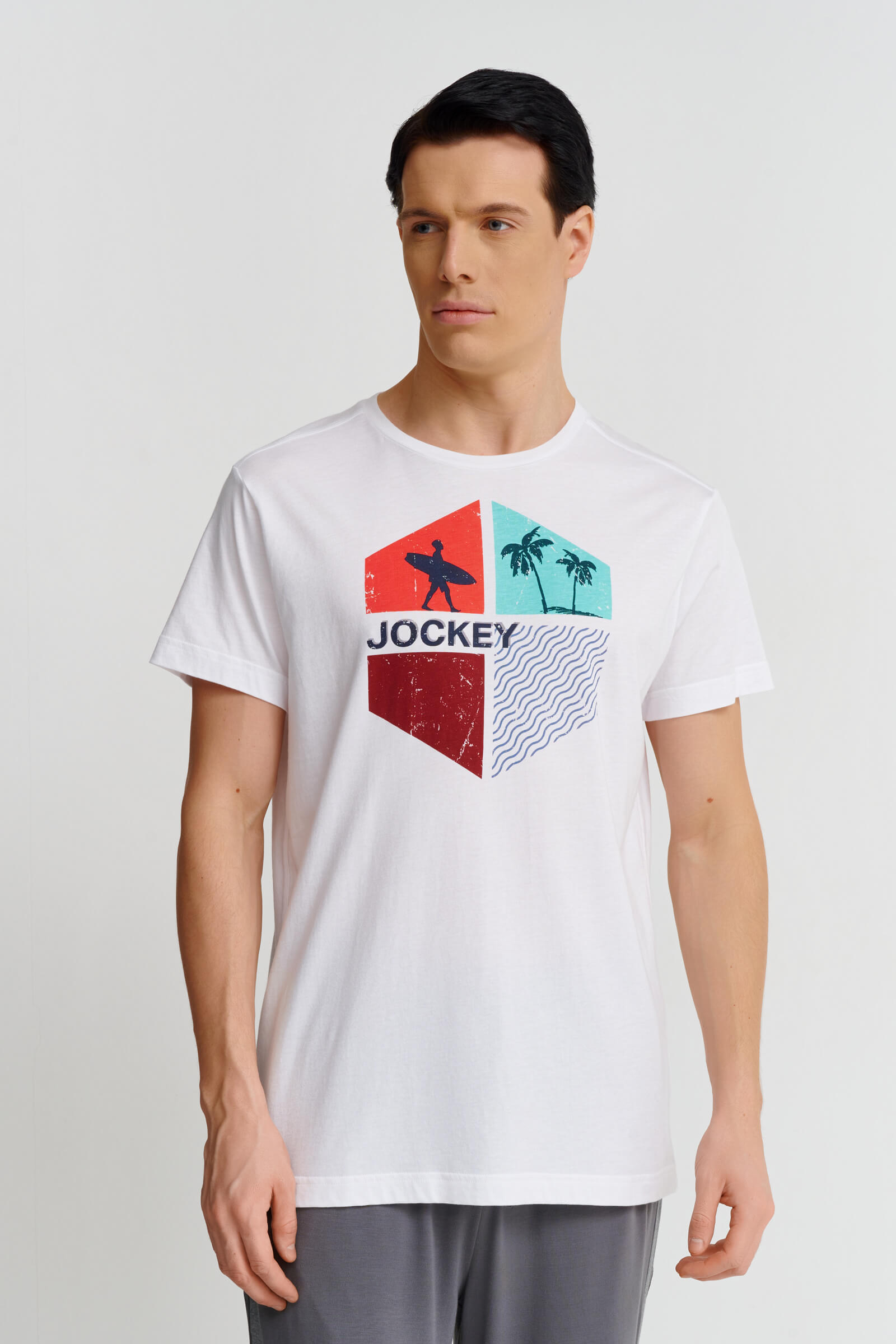 Хлопковая футболка Бренд Jockey Изображение 2