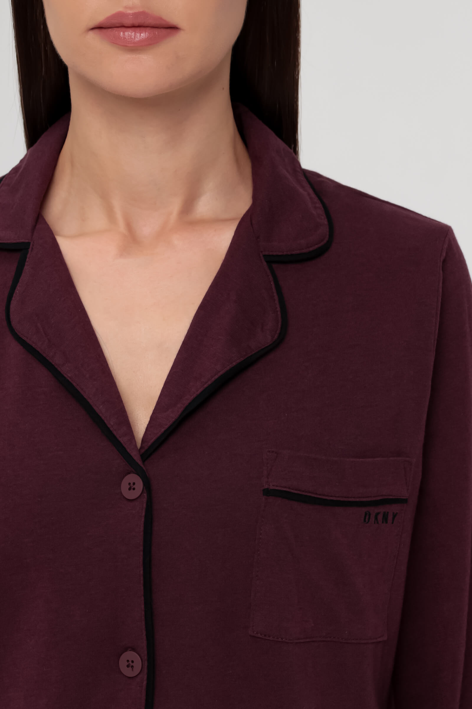 Хлопковая длинная пижама Бренд DKNY Изображение 5