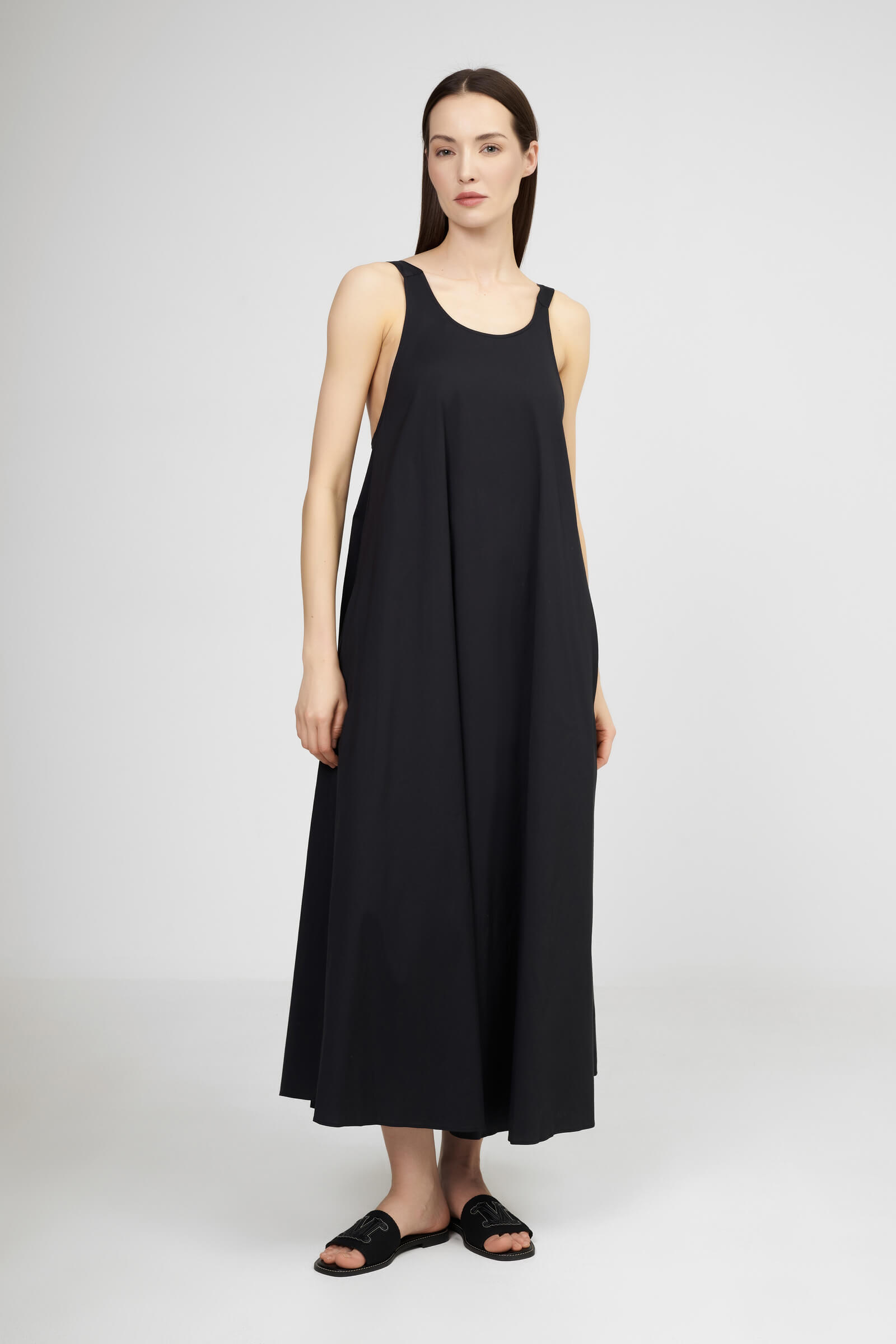 Хлопковое платье с открытой спиной Бренд Max Mara Изображение 2