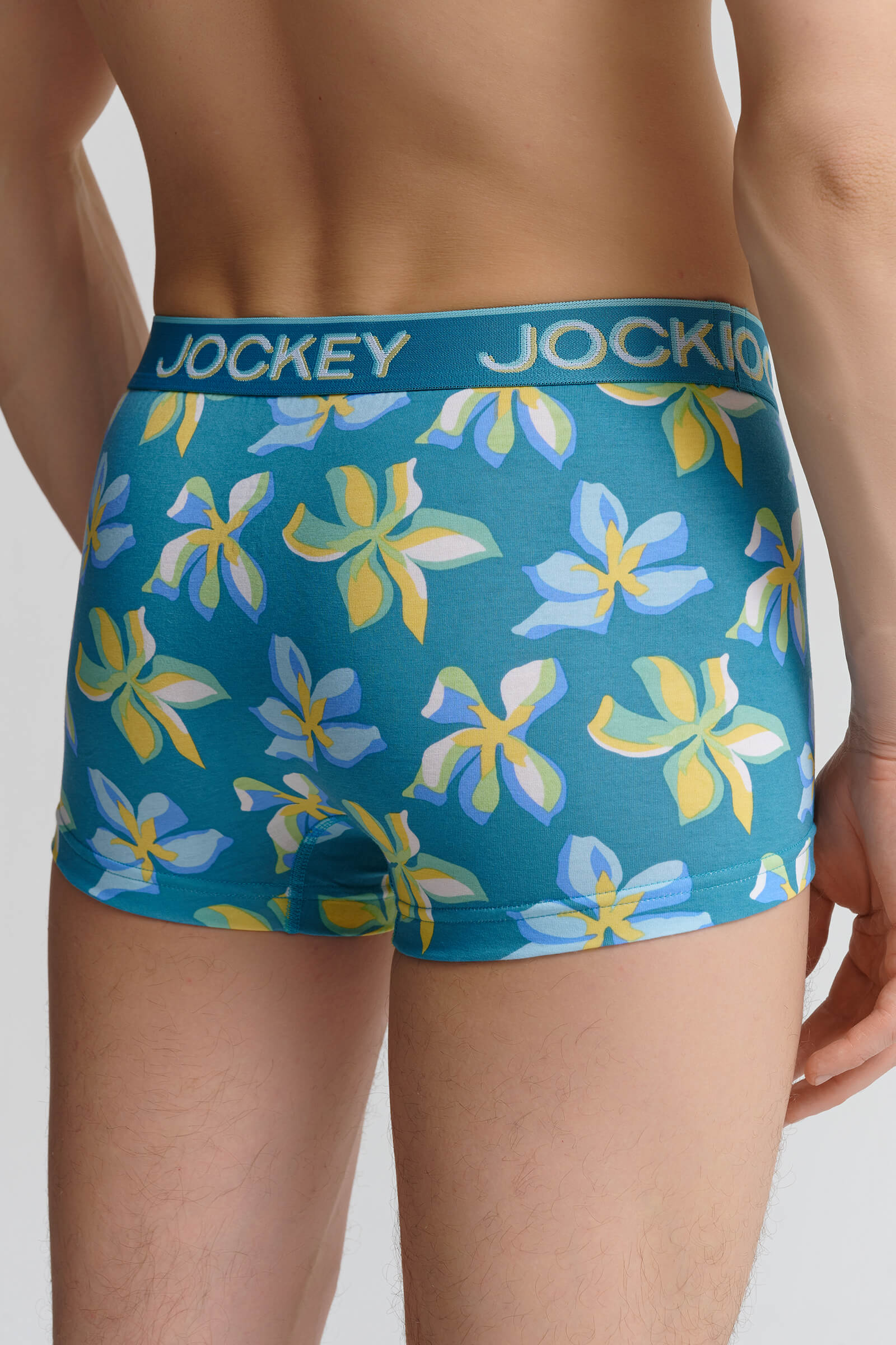 Хлопковые трусы транки с логотипом на поясе Бренд Jockey Изображение 3