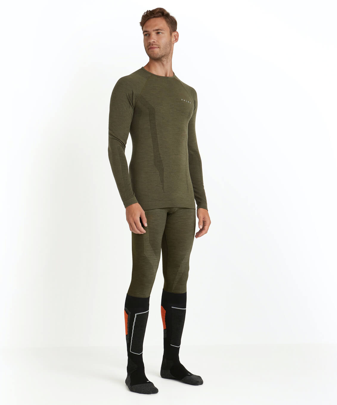 Мужской лонгслив FALKE Wool-Tech Бренд Falke Ess Изображение 4