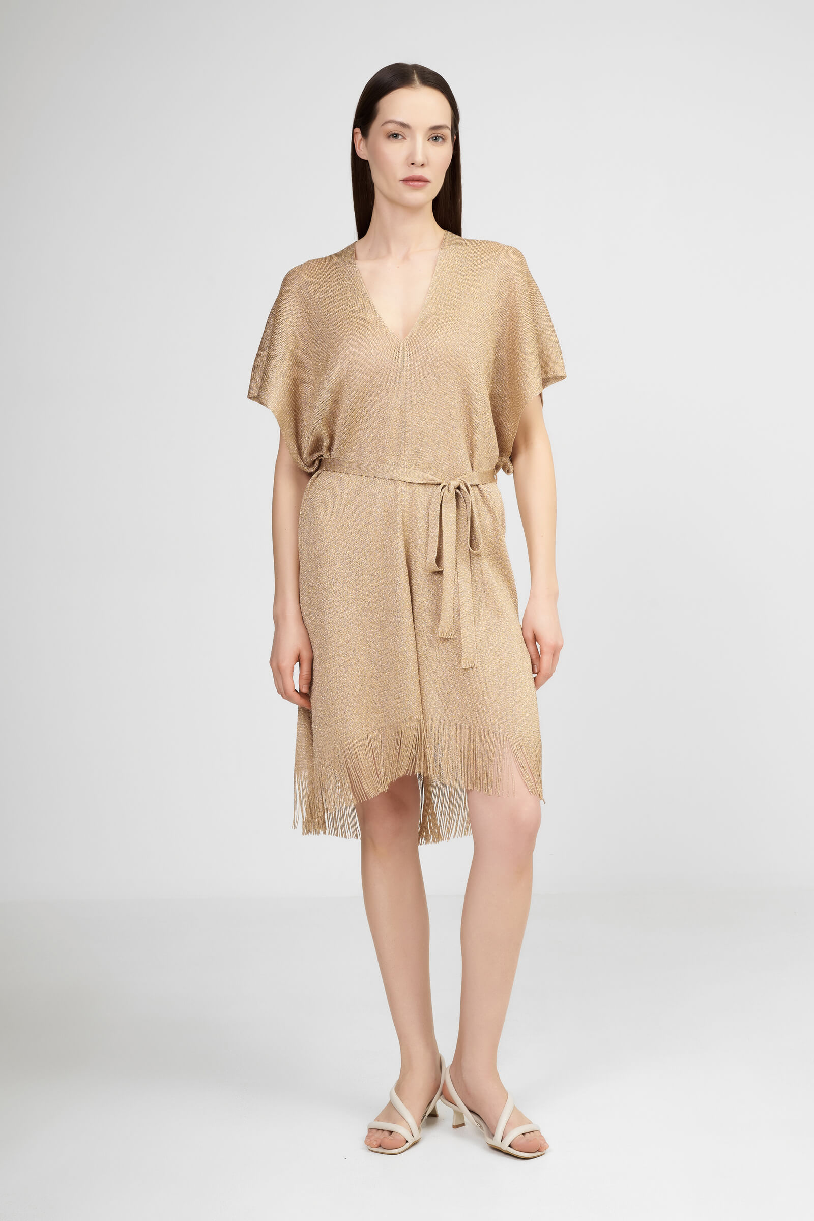 Трикотажная туника с бахромой Бренд Max Mara Изображение 2