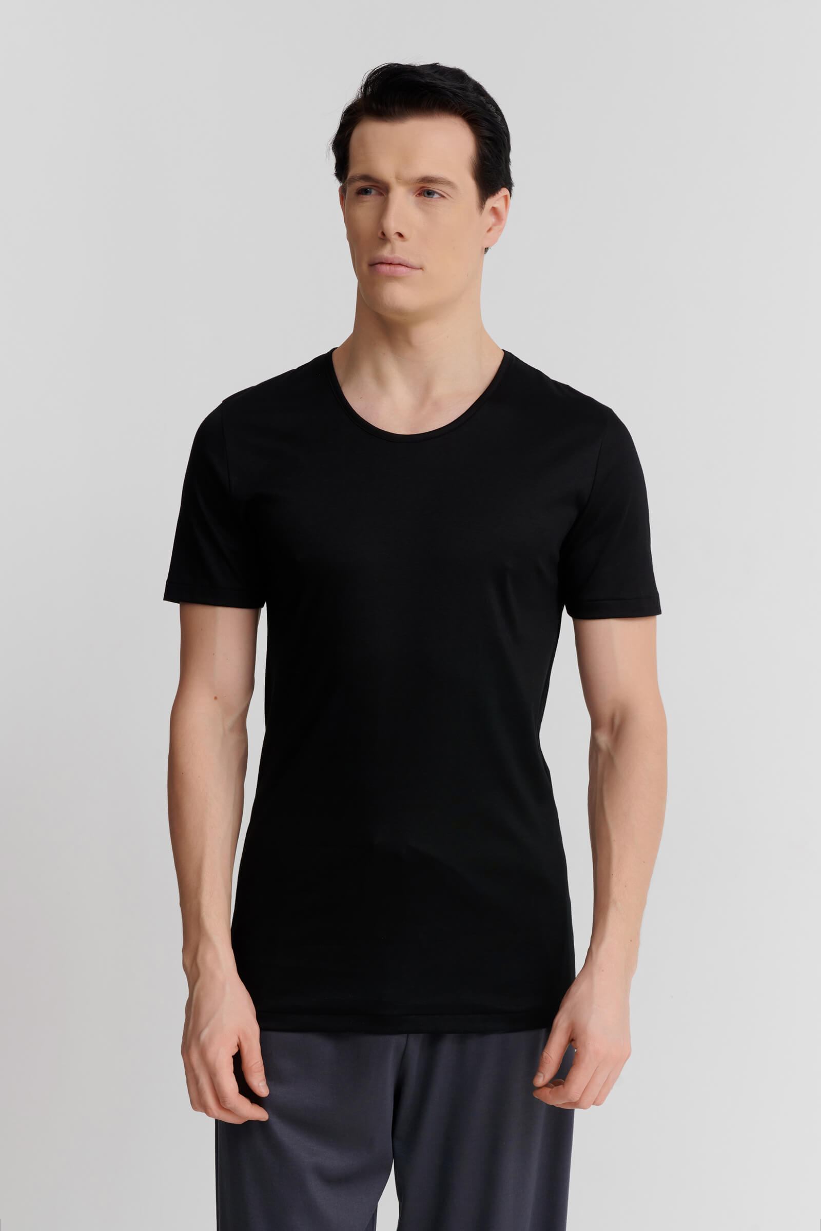 Футболка из редкого хлопка Sea Island Бренд Zimmerli Изображение 2