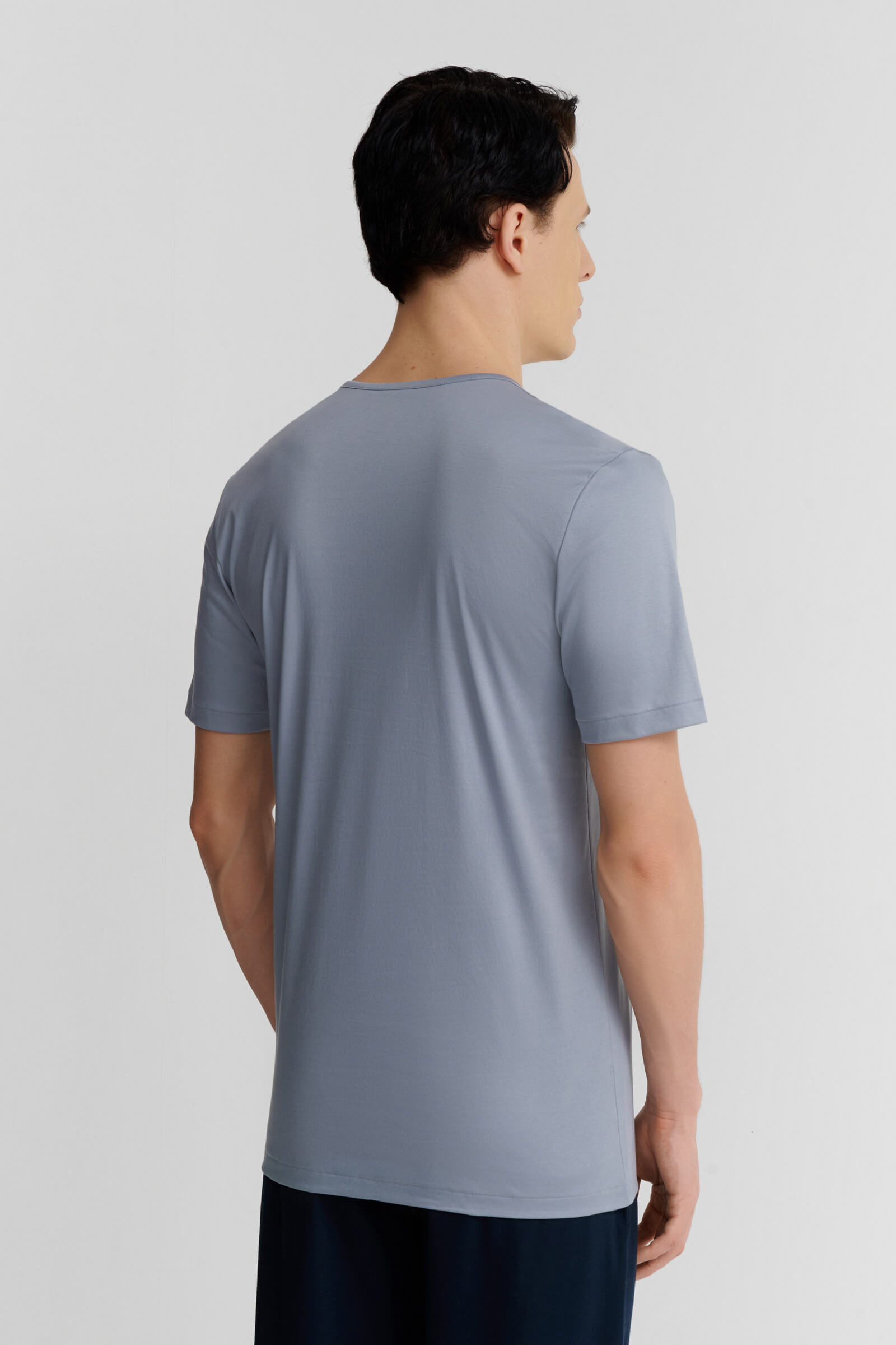 Футболка из редкого хлопка Sea Island Бренд Zimmerli Изображение 3