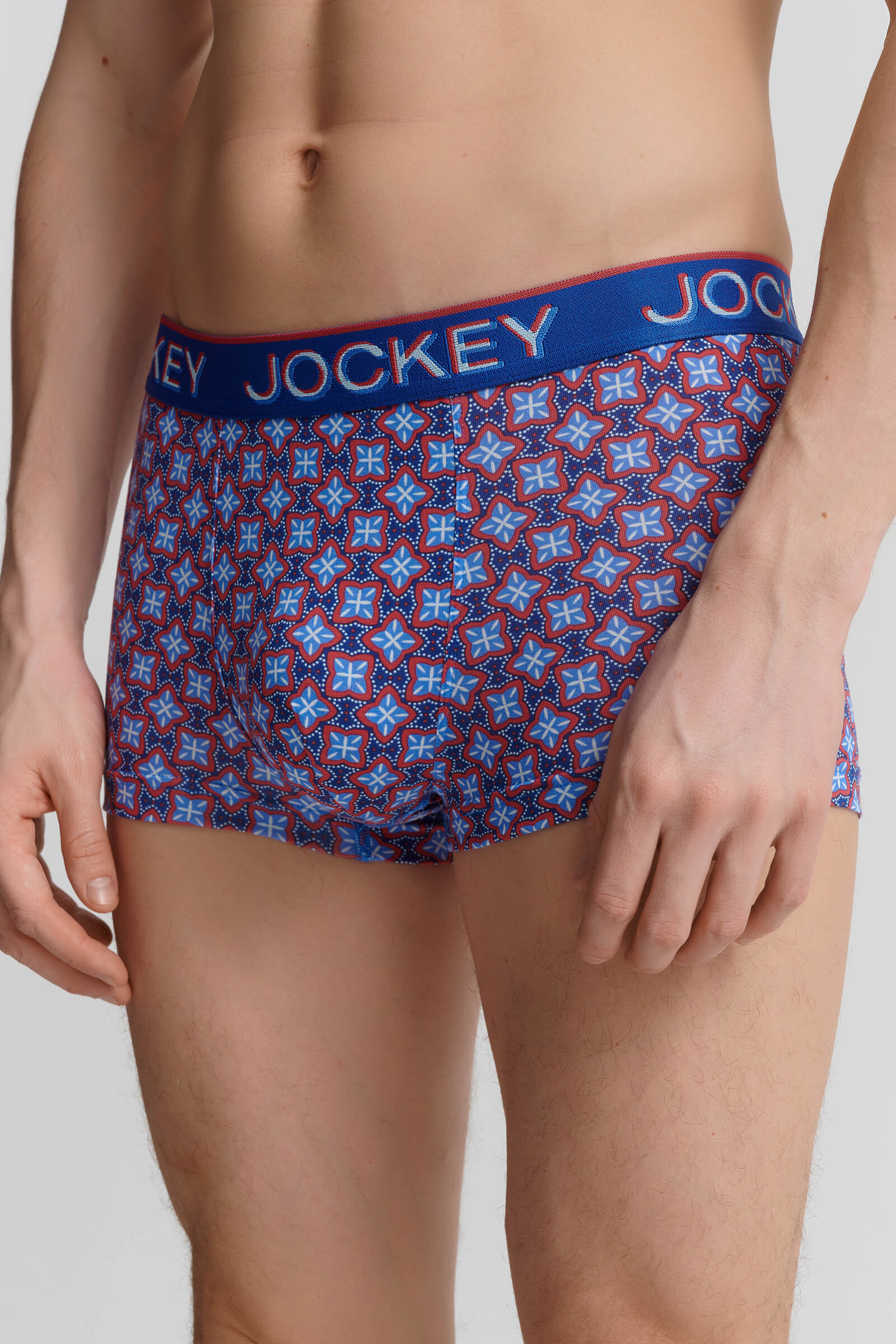 Хлопковые трусы транки с логотипом на поясе Бренд Jockey Изображение 2
