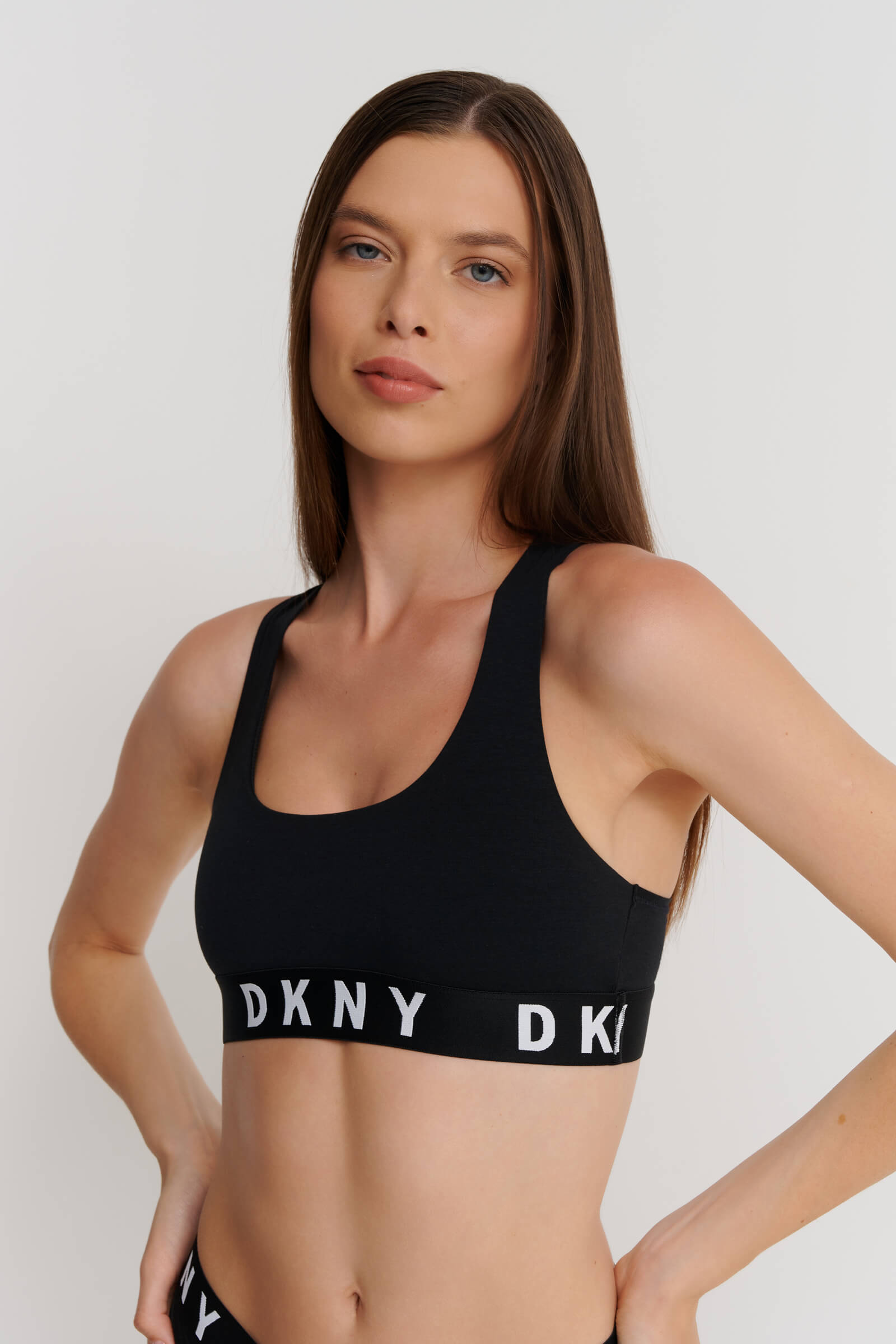 Кроп-топ с логотипом бренда Бренд DKNY Изображение 2