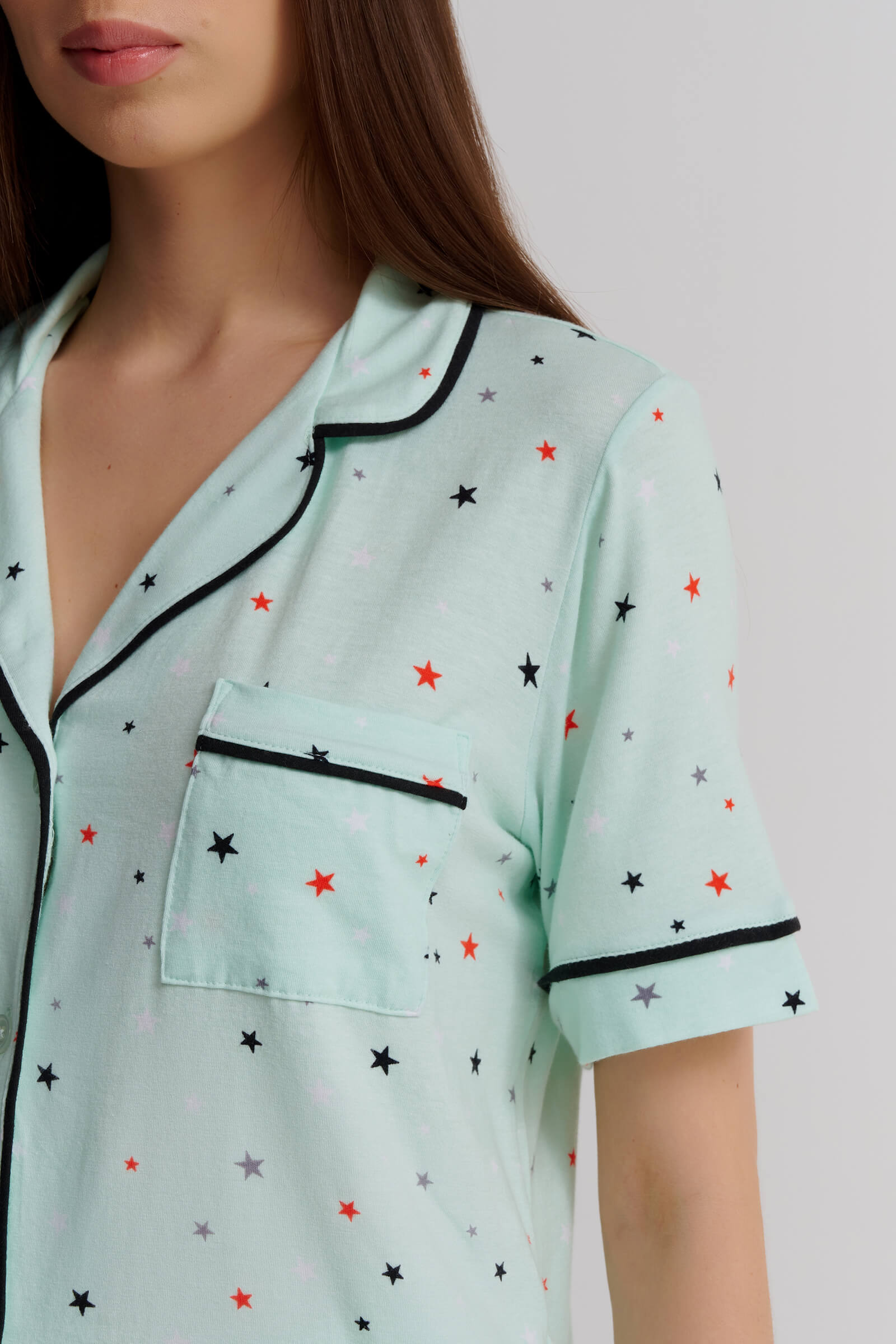 Хлопковая короткая пижама Бренд DKNY Изображение 6